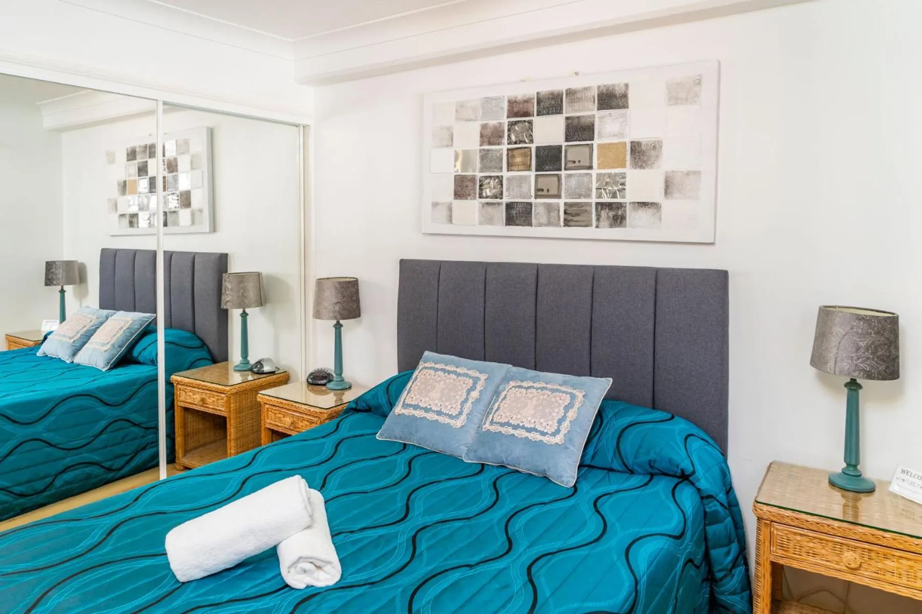 Bed in Aruba Sands Resort