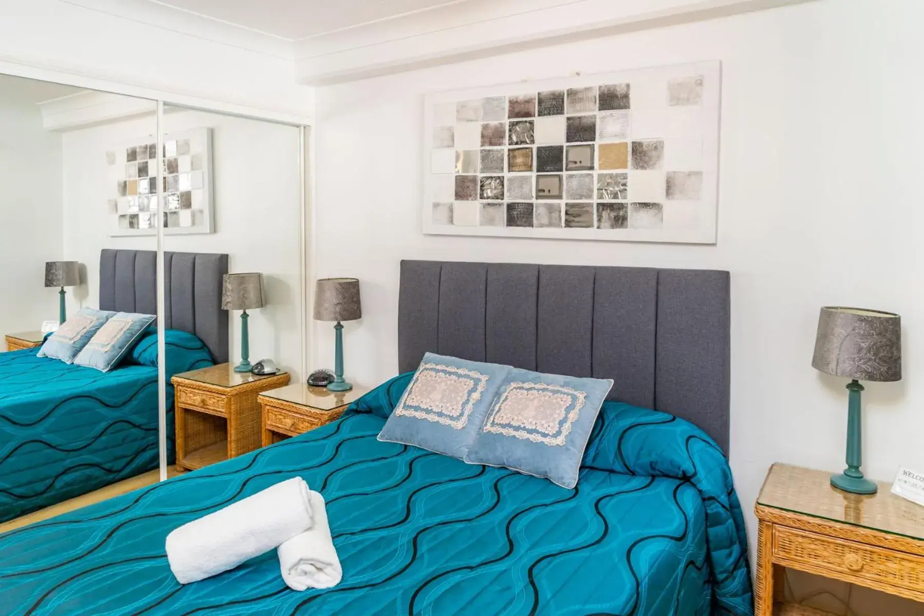 Bed in Aruba Sands Resort Bed in Aruba Sands Resort