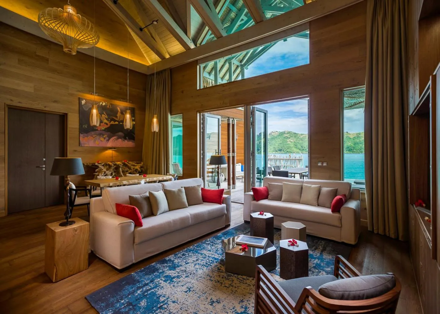 Living room in InterContinental Bora Bora & Thalasso Spa by IHG