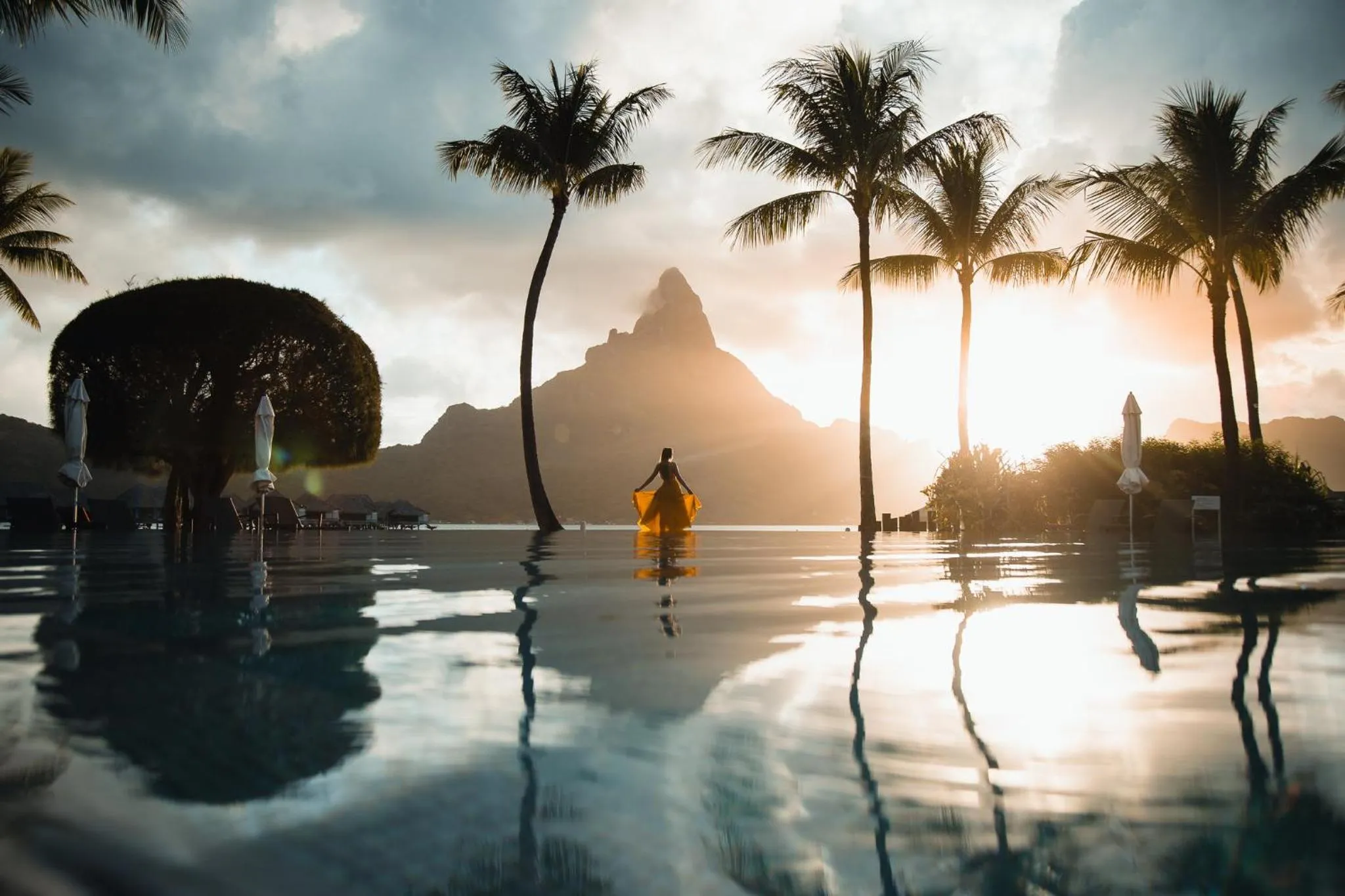 Swimming pool in InterContinental Bora Bora & Thalasso Spa by IHG