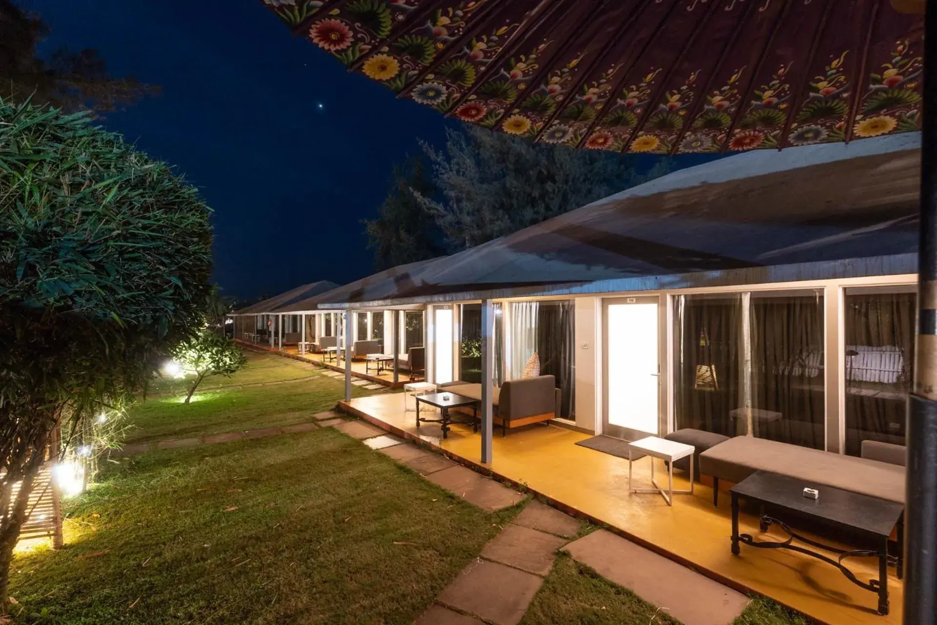 Garden view in Marbela Beach Resort Garden view in Marbela Beach Resort