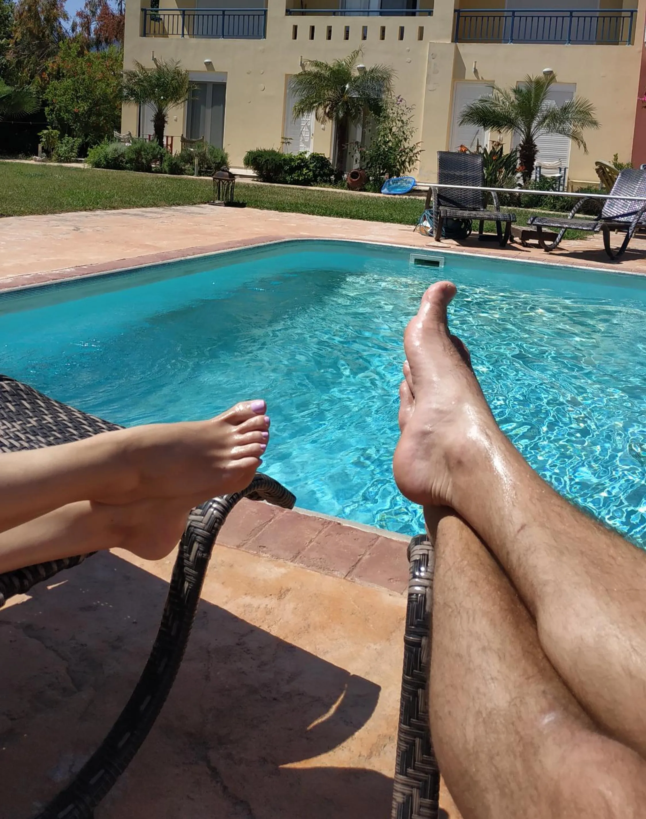 Swimming pool in Agroktima Fourki