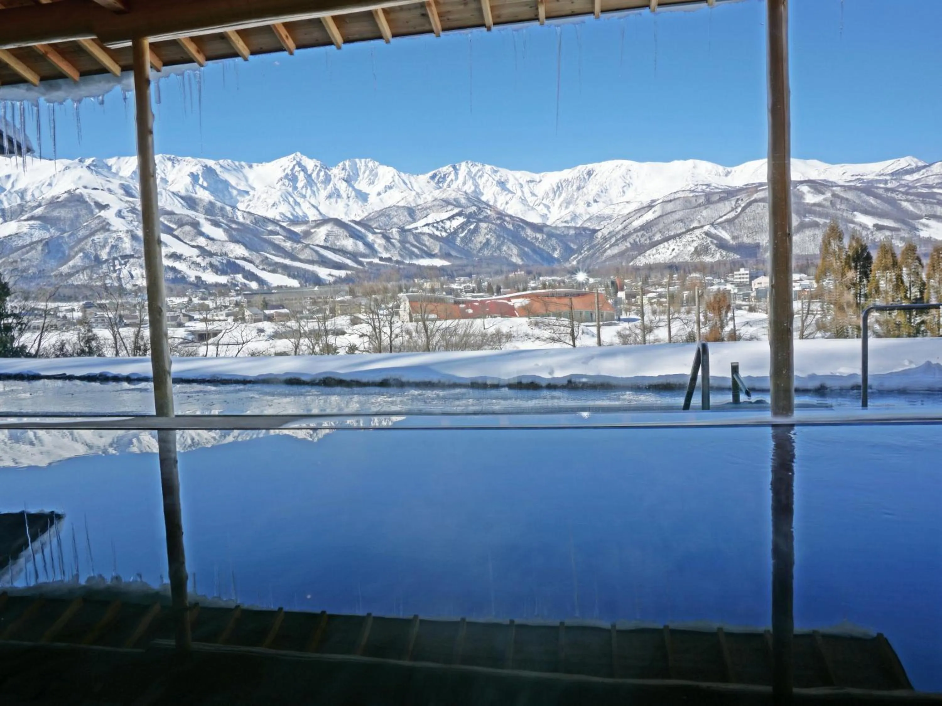 Hot Spring Bath in Hakuba Highland Hotel