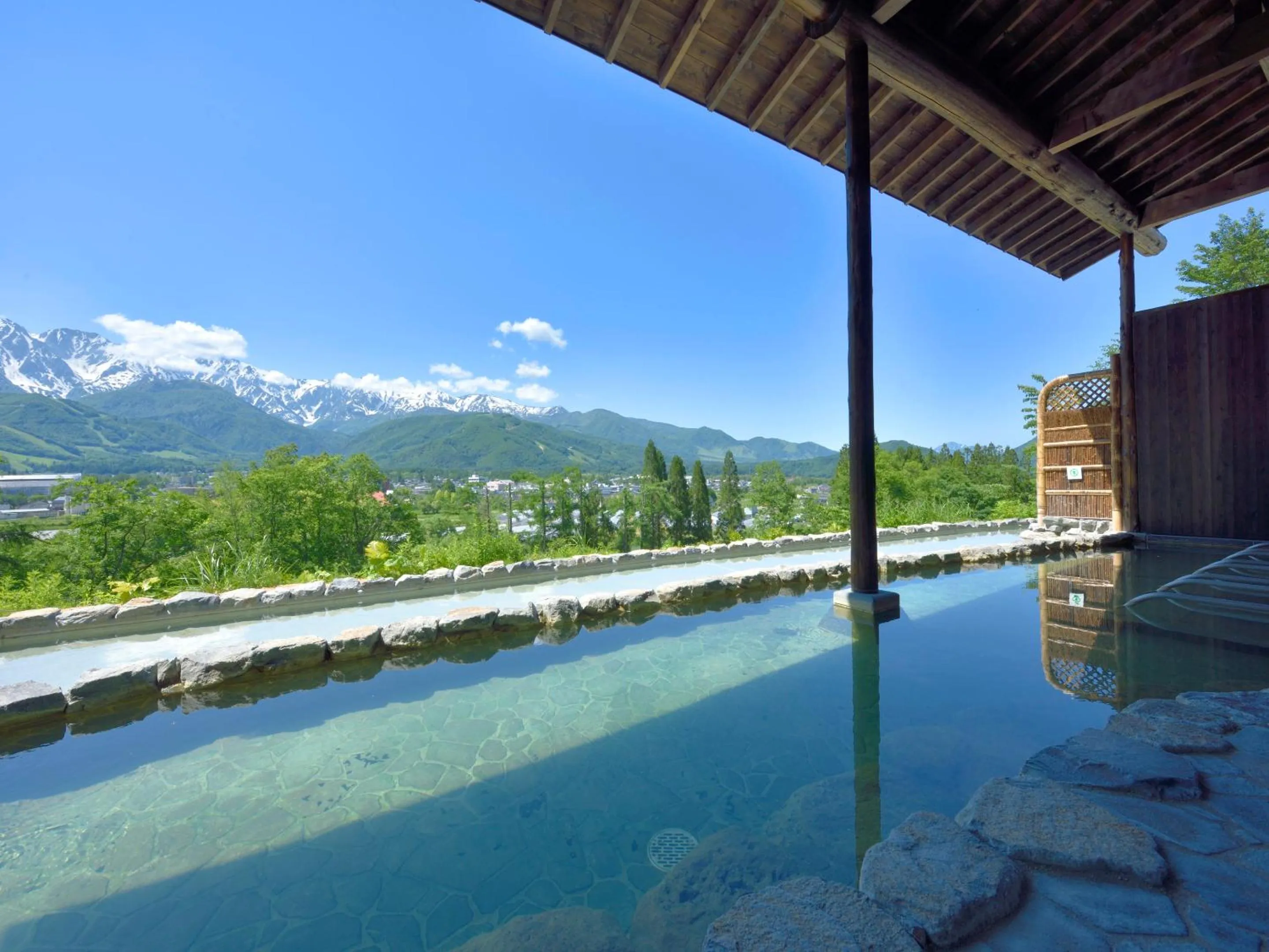 Hot Spring Bath in Hakuba Highland Hotel