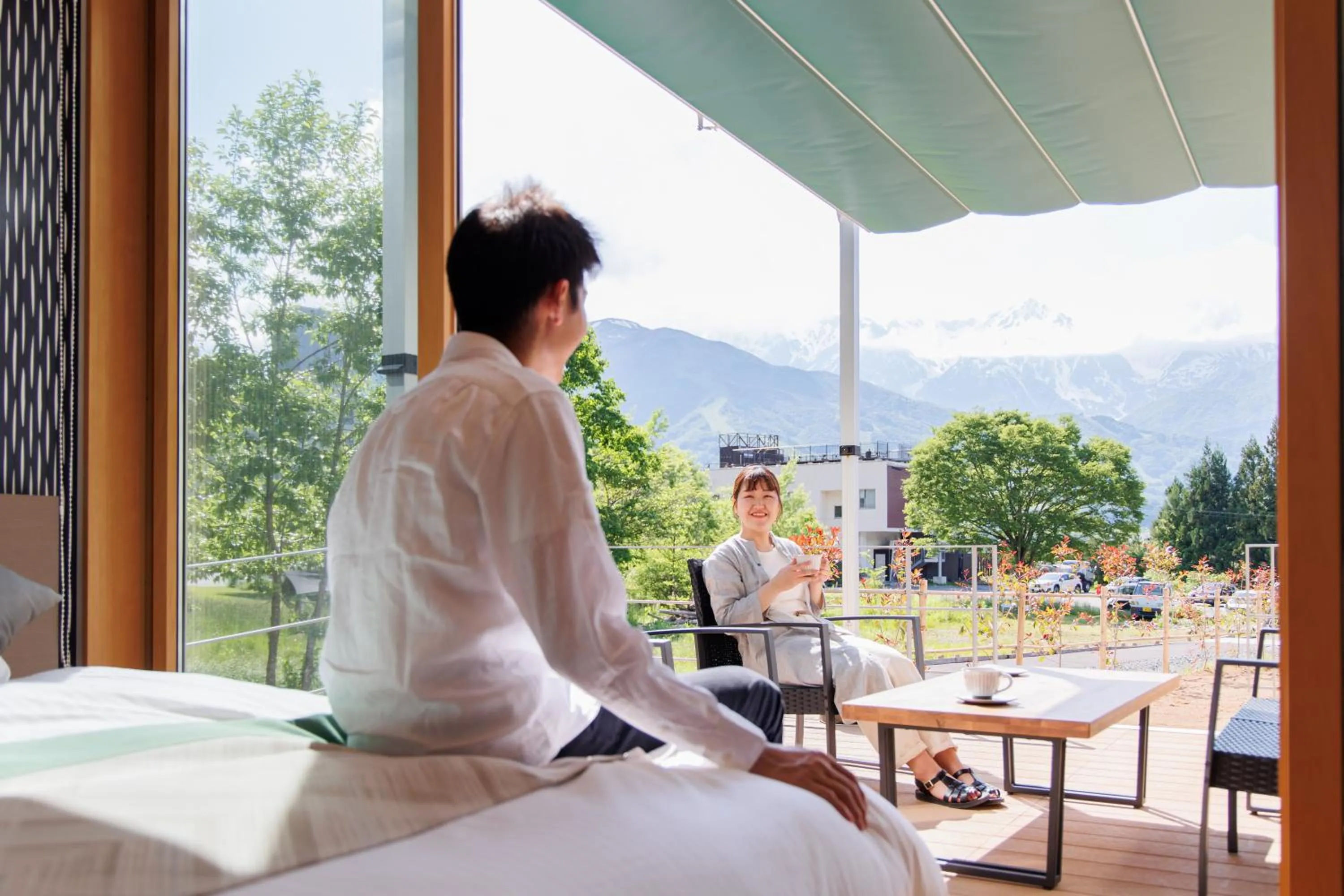 Balcony/Terrace in Hakuba Highland Hotel