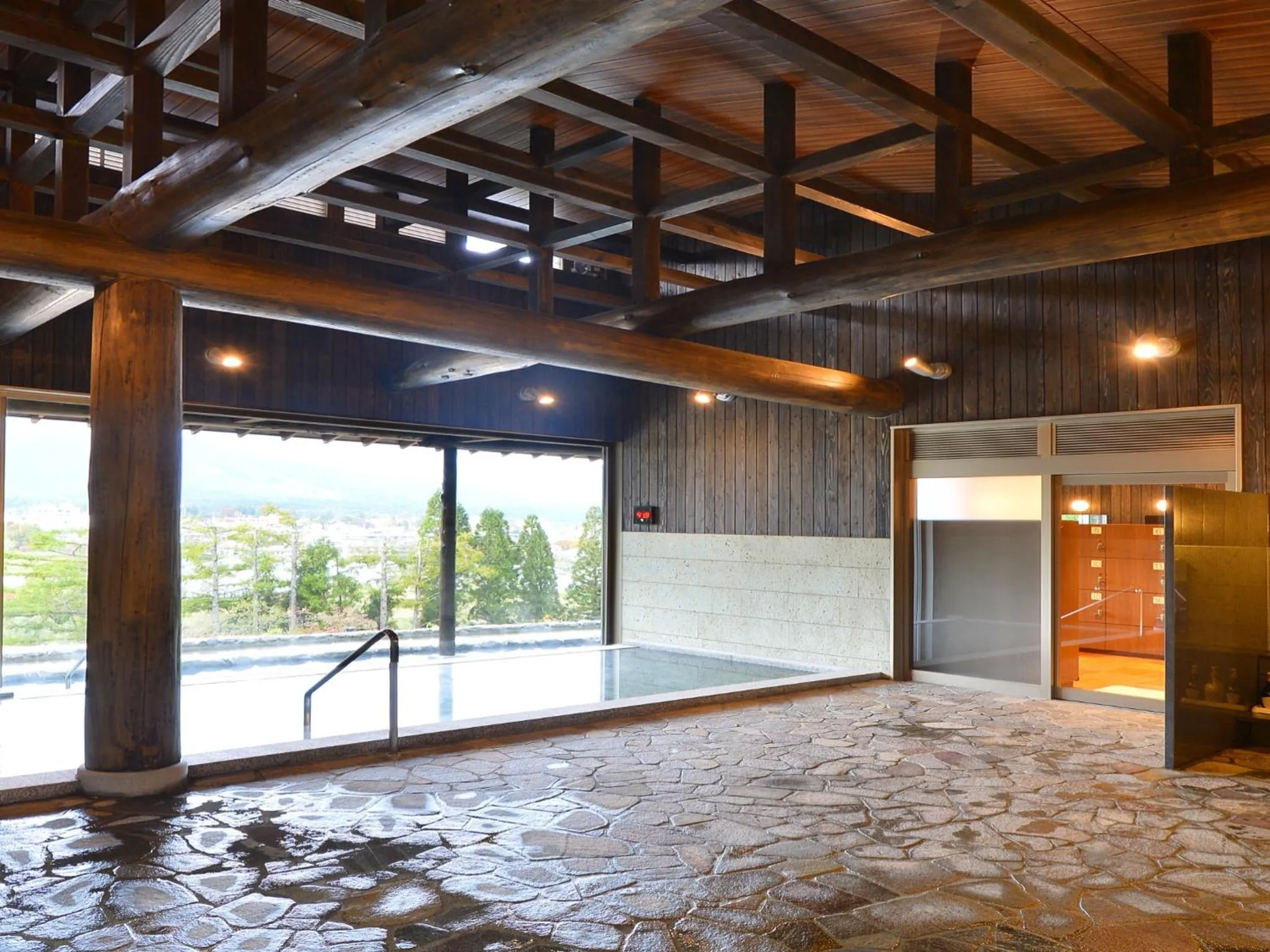 Hot Spring Bath in Hakuba Highland Hotel