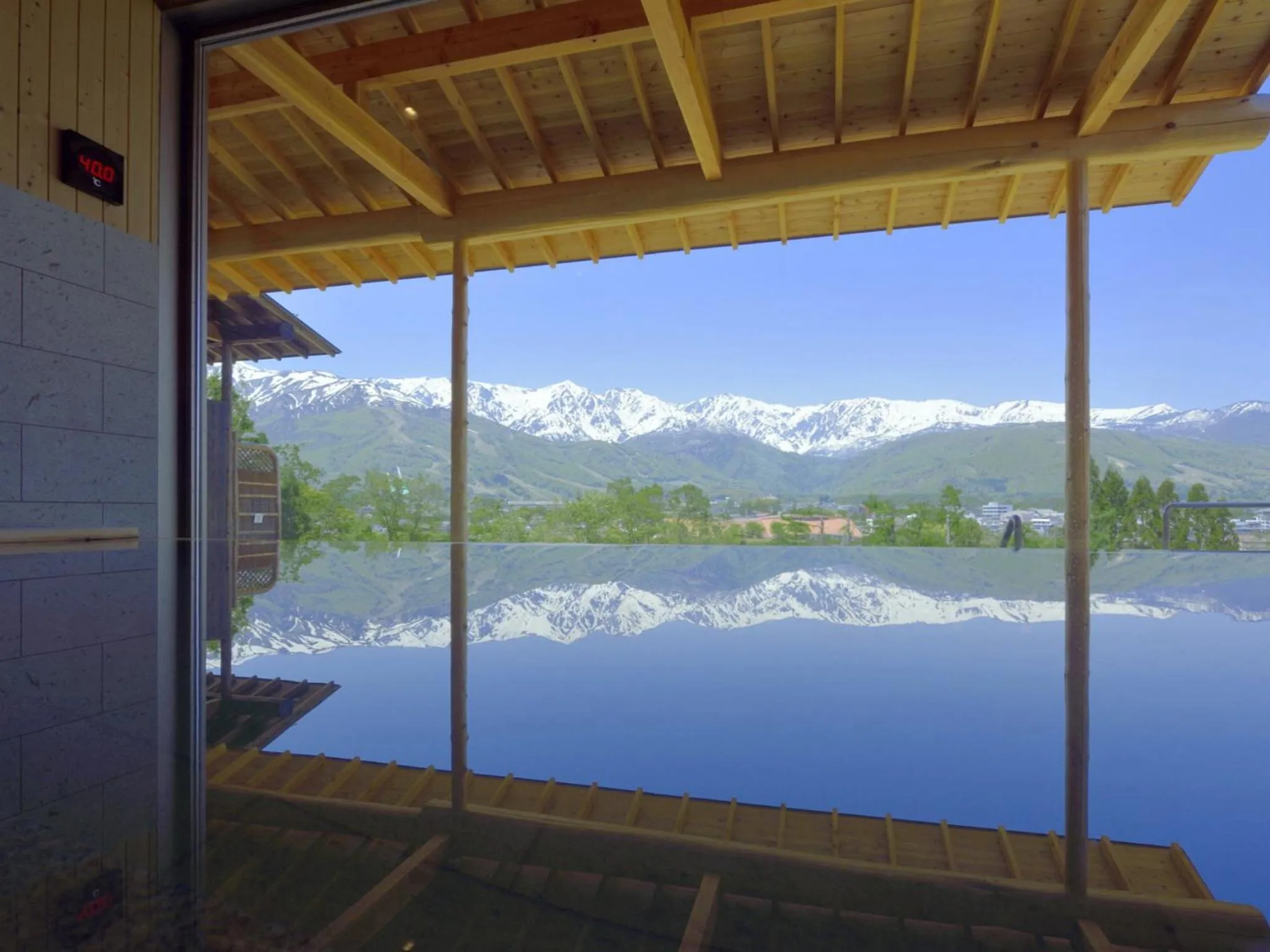 Hot Spring Bath in Hakuba Highland Hotel