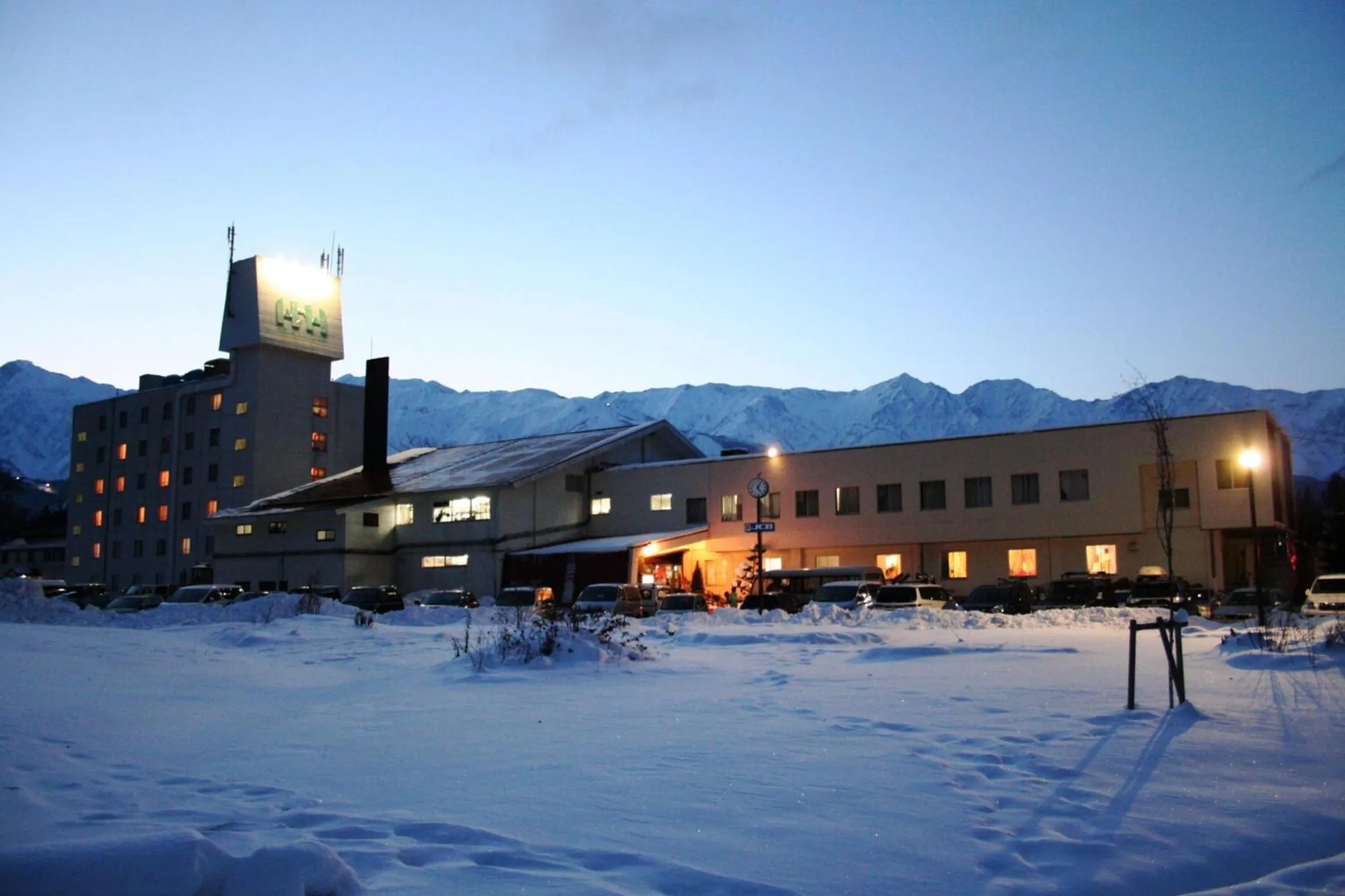 Facade/entrance in Hakuba Highland Hotel