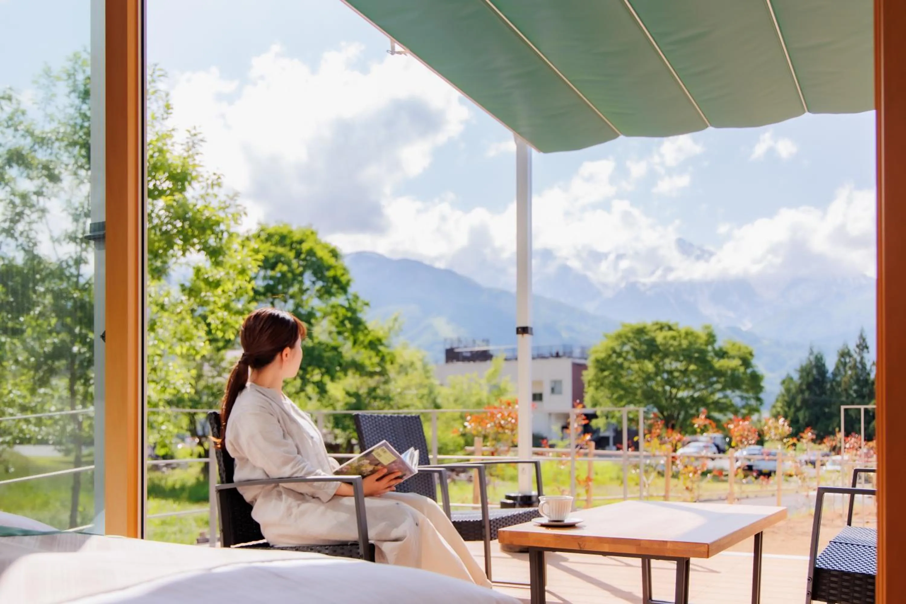 Balcony/Terrace in Hakuba Highland Hotel