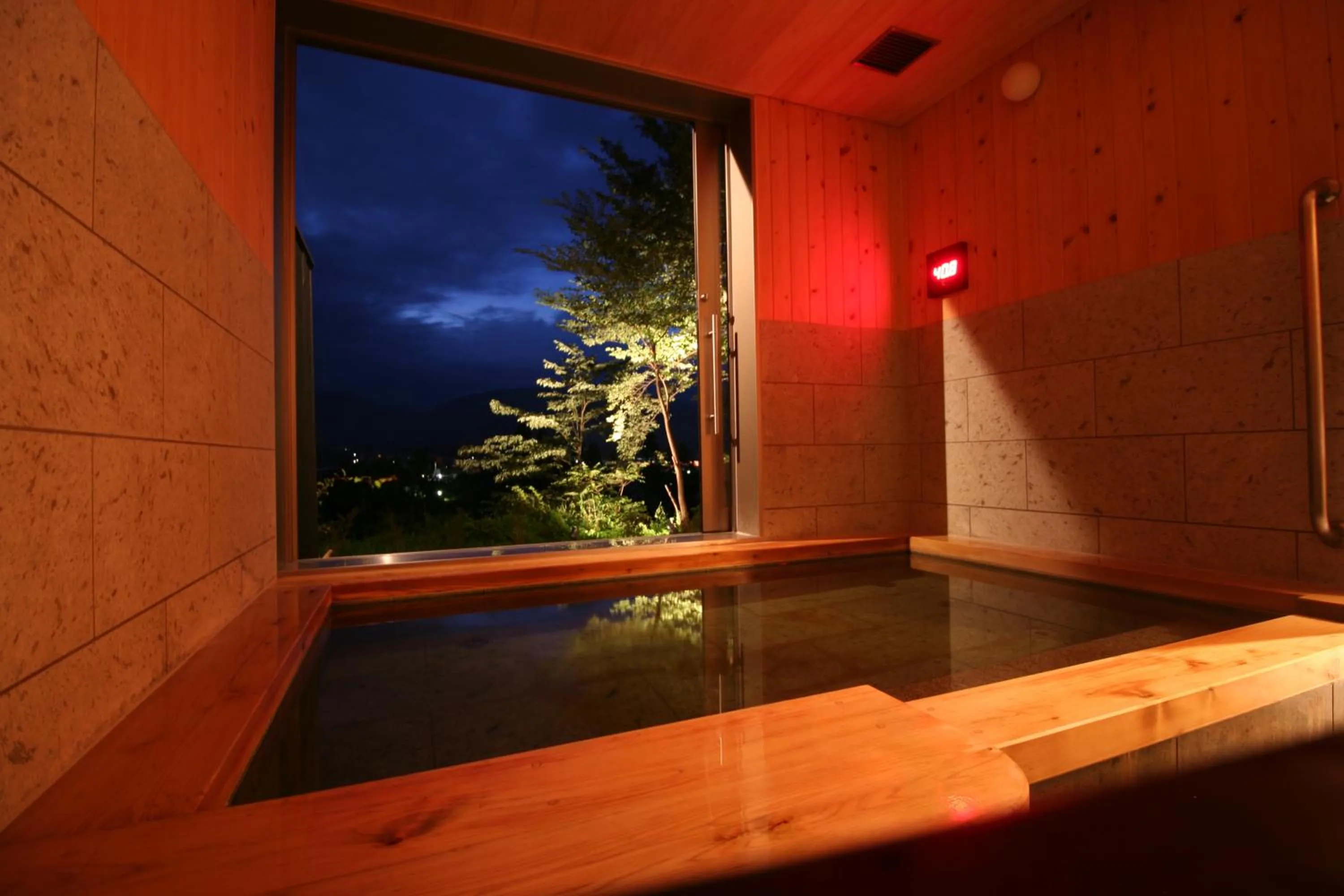 Hot Spring Bath in Hakuba Highland Hotel