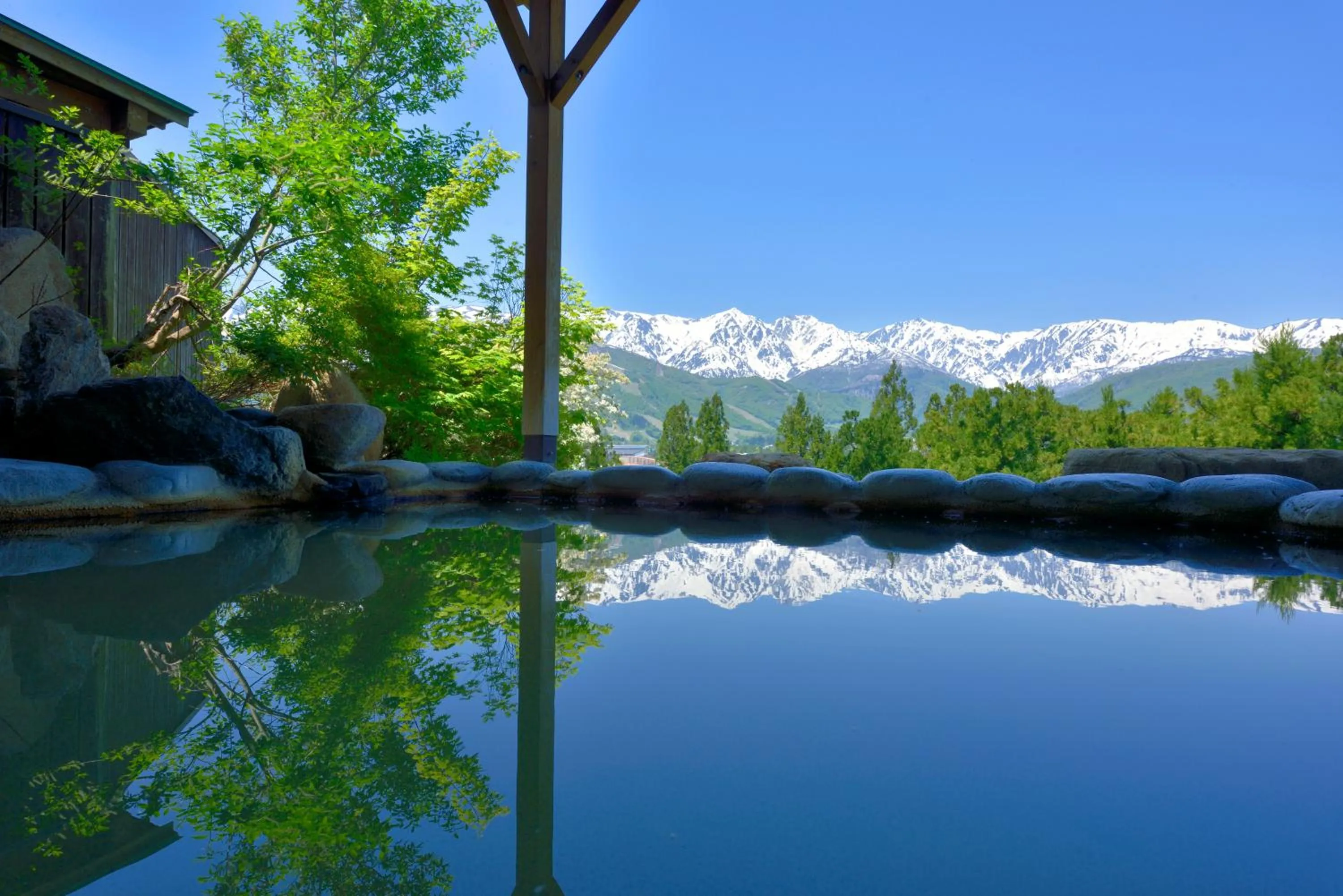 Hot Spring Bath in Hakuba Highland Hotel