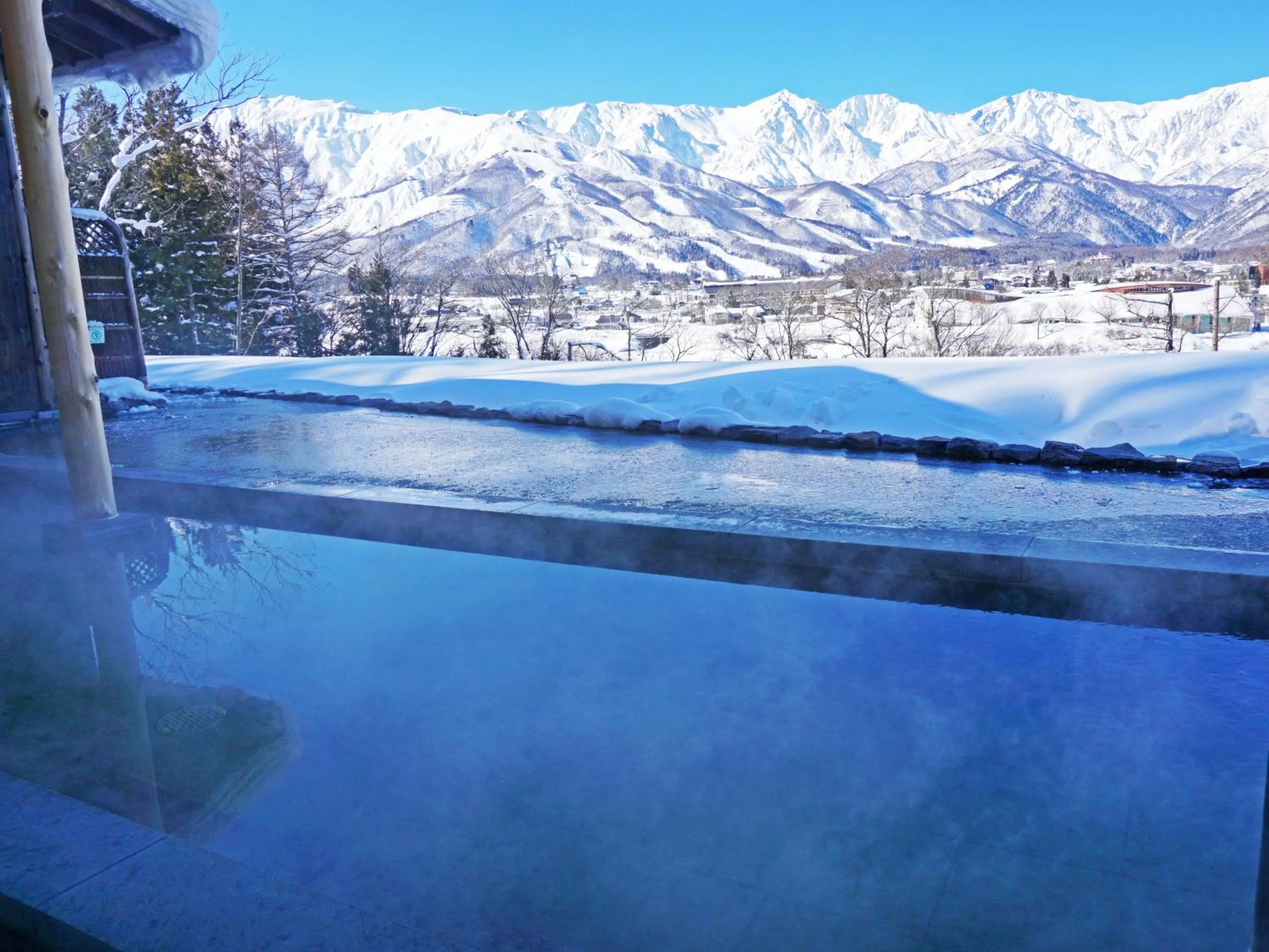 Hot Spring Bath in Hakuba Highland Hotel