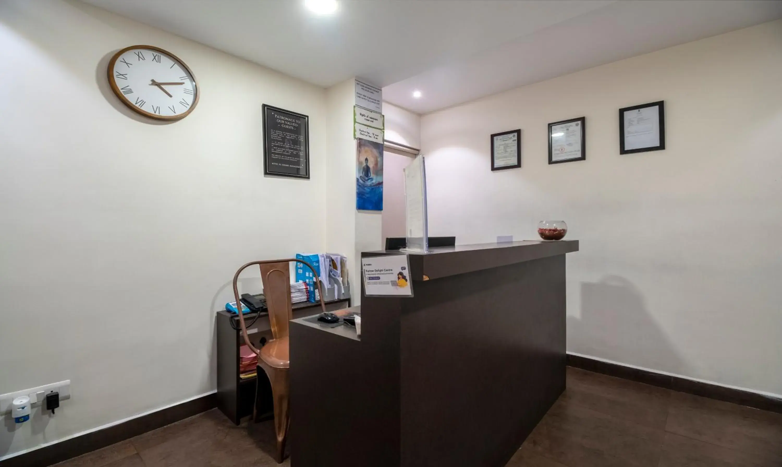 Lobby or reception in Treebo PL Grand, Vishakapatnam Lobby or reception in Treebo PL Grand, Vishakapatnam