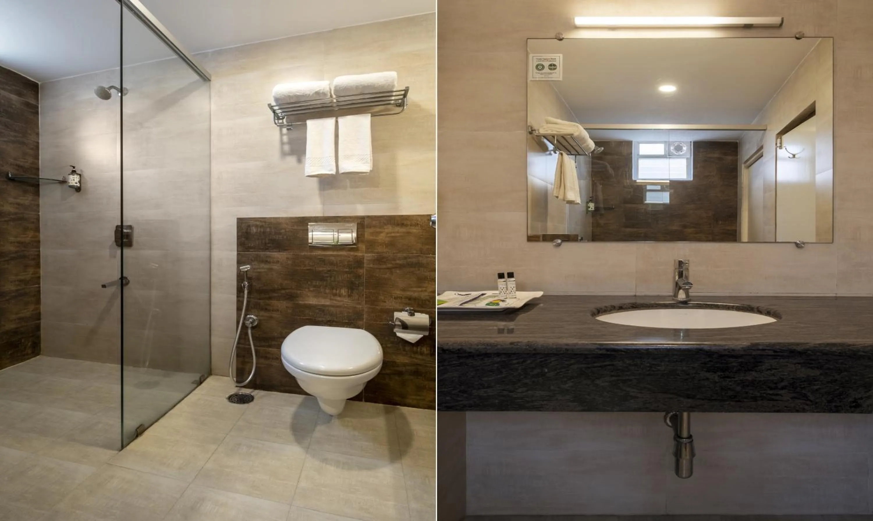 Toilet in Treebo PL Grand, Vishakapatnam