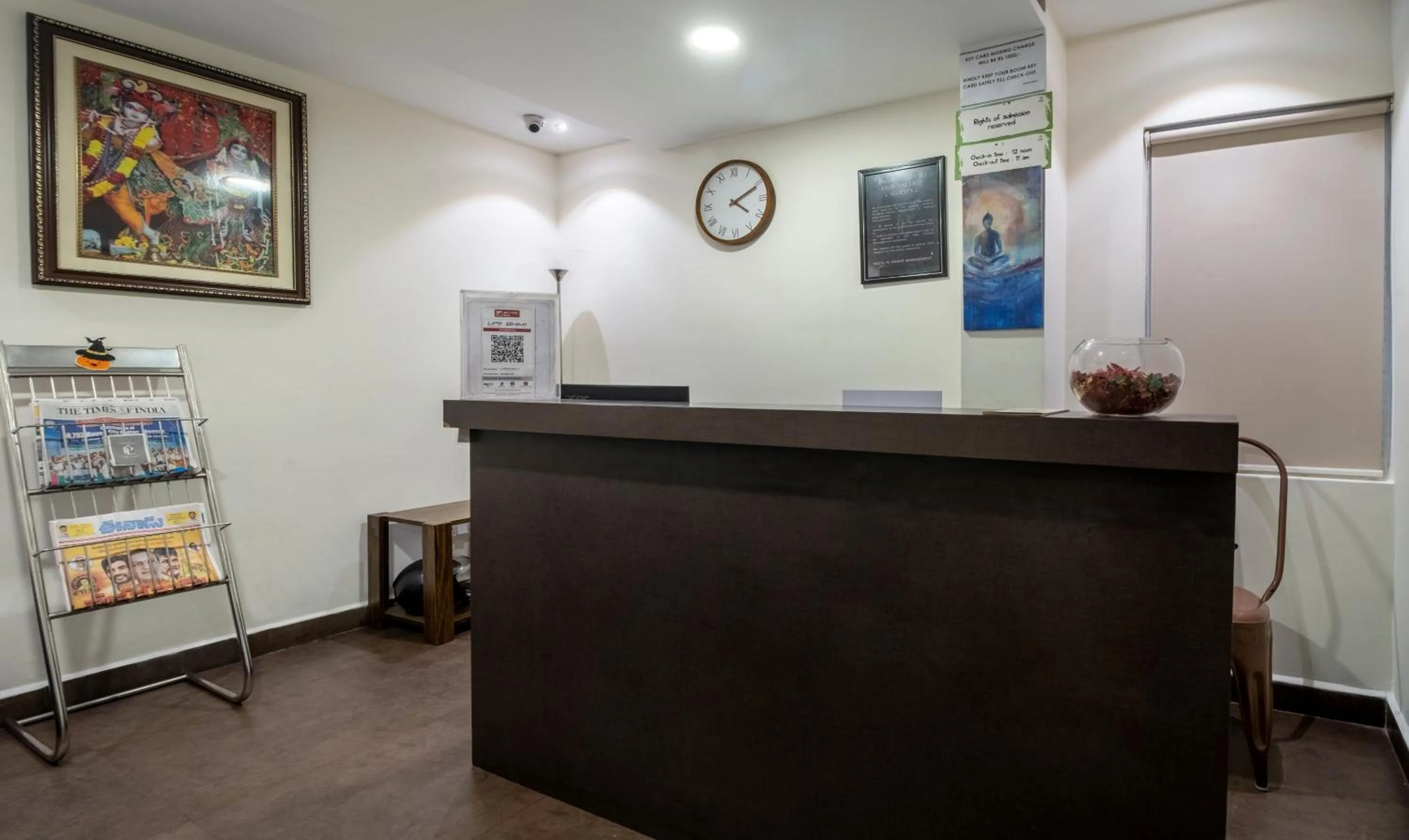 Lobby or reception in Treebo PL Grand, Vishakapatnam