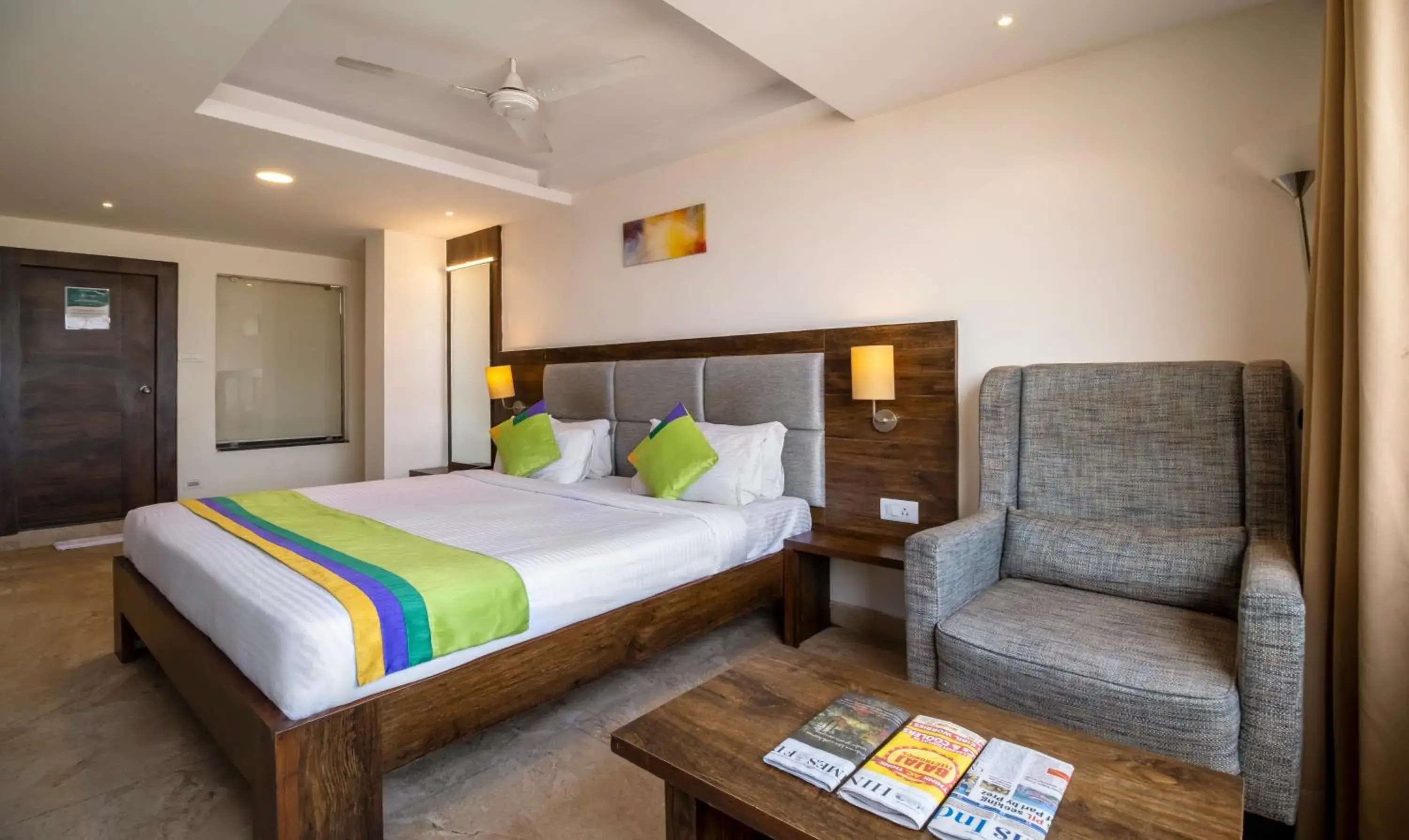 Bed in Treebo PL Grand, Vishakapatnam Bed in Treebo PL Grand, Vishakapatnam