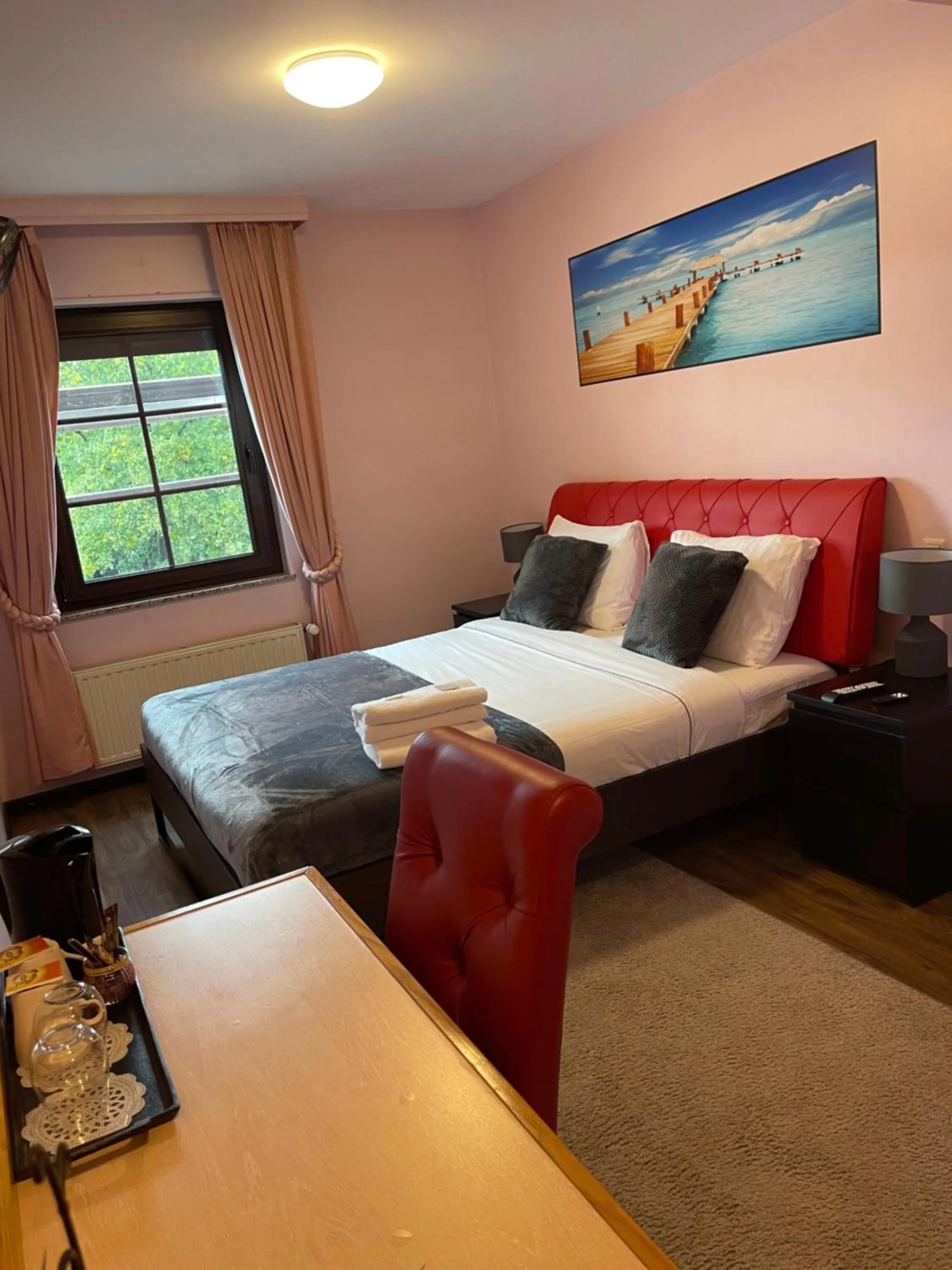 Bed in Hotel L'Empire