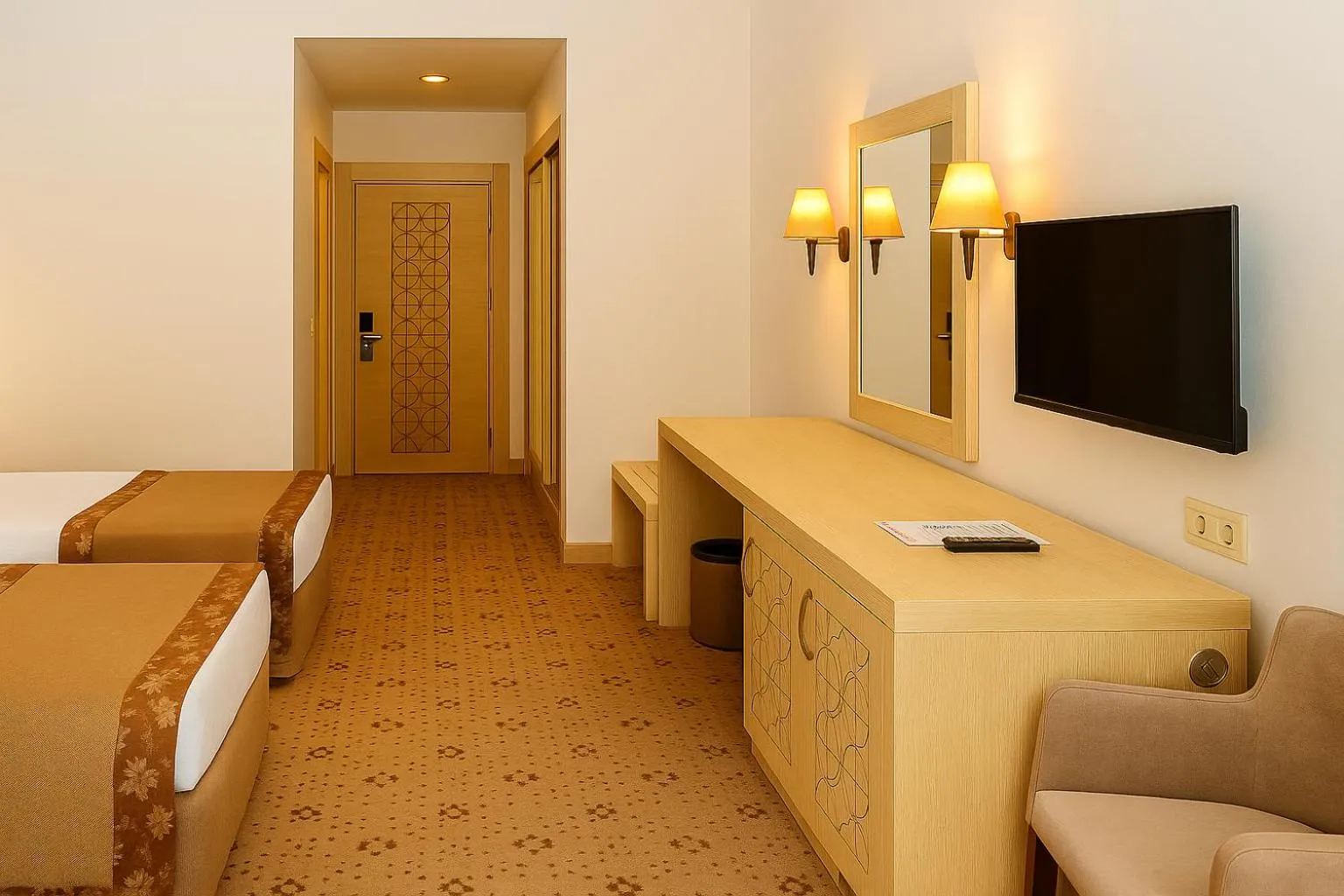 Bed in Eldar Resort Hotel