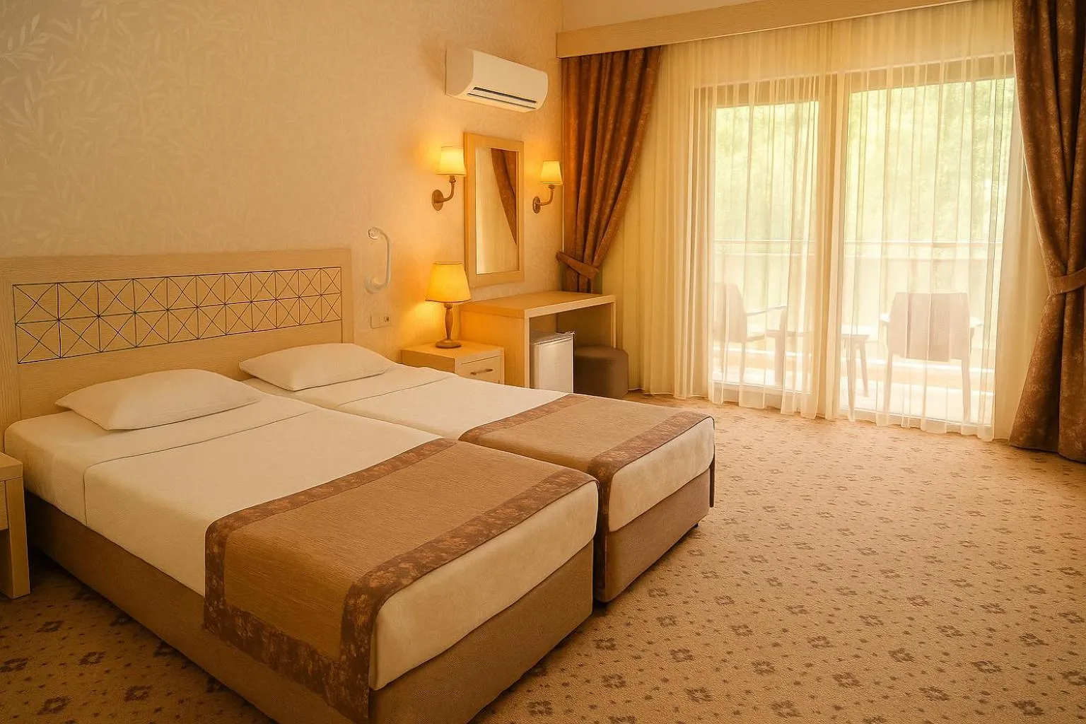 Bed in Eldar Resort Hotel