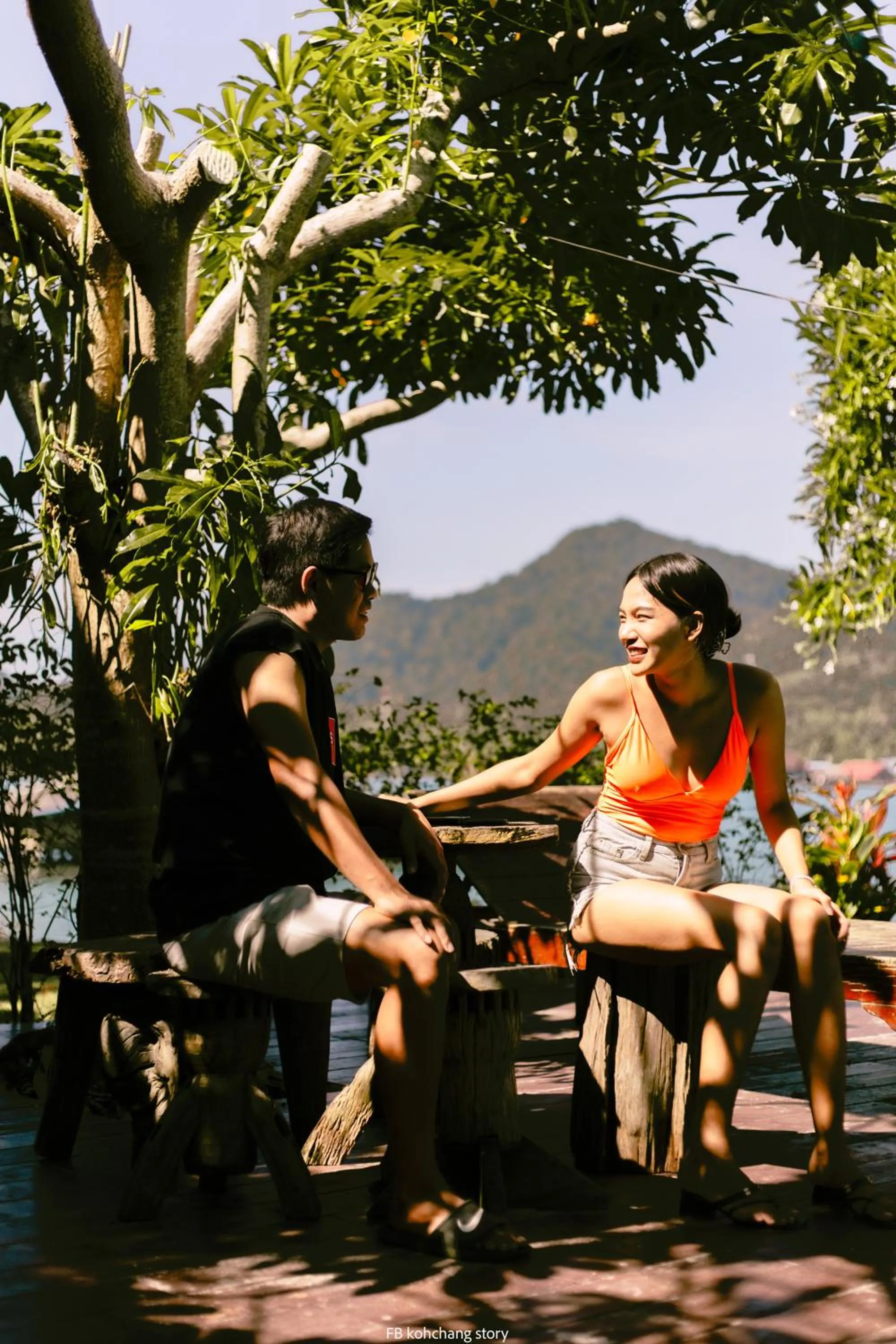 Seating area in Bhuvarin Resort