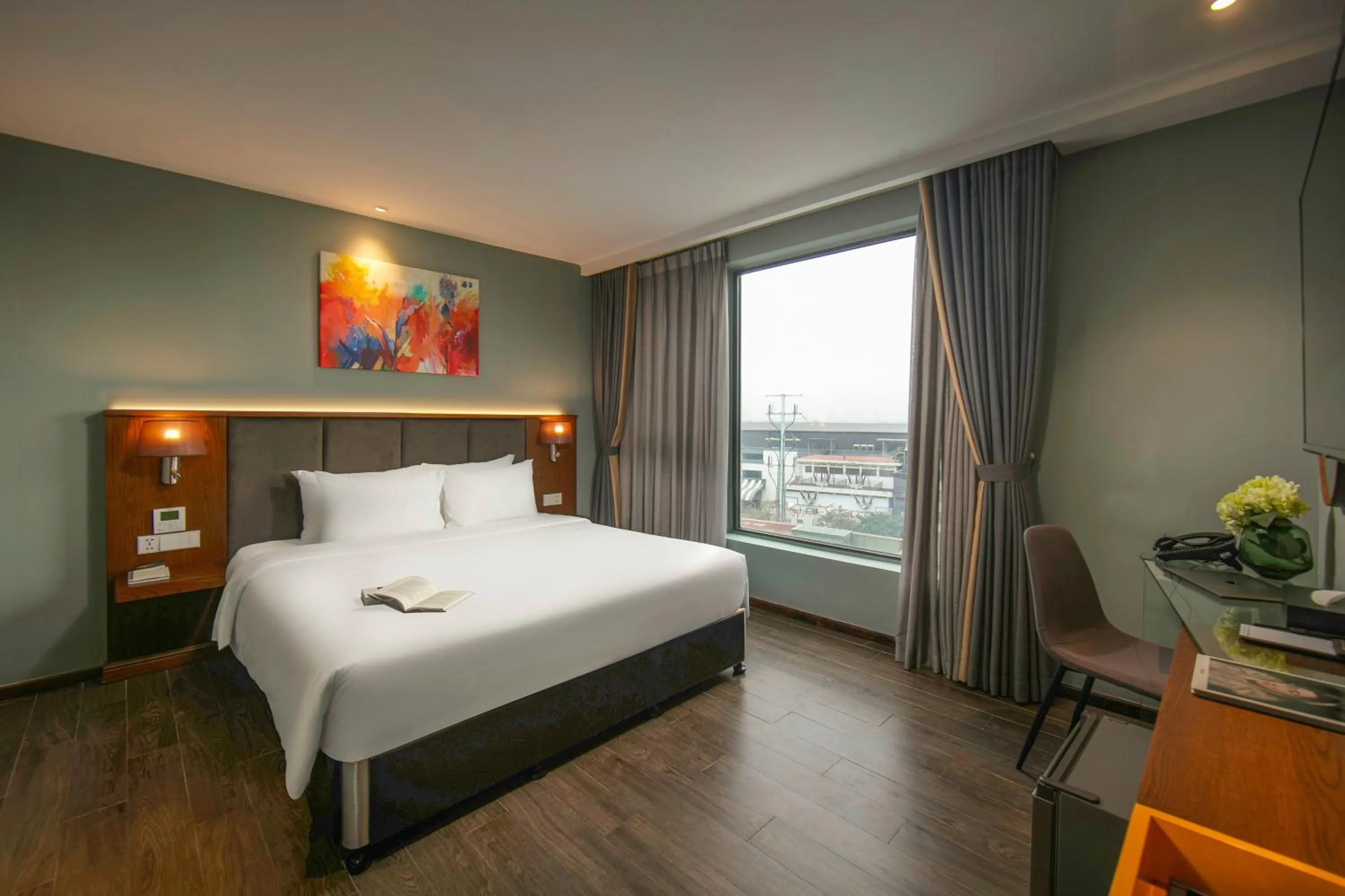 Bed in GRAND CITITEL Hanoi Hotel & Spa