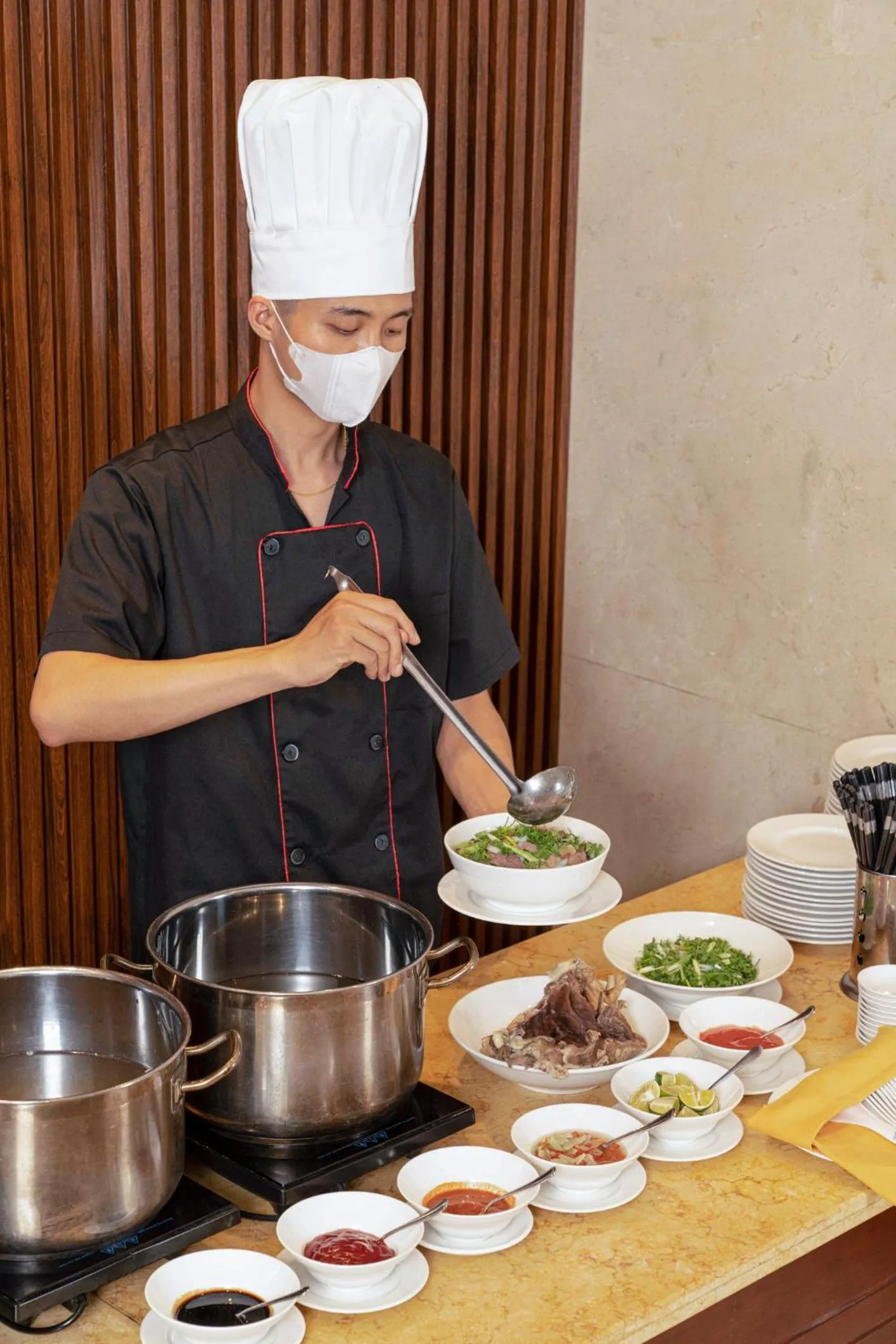 Buffet breakfast in GRAND CITITEL Hanoi Hotel & Spa