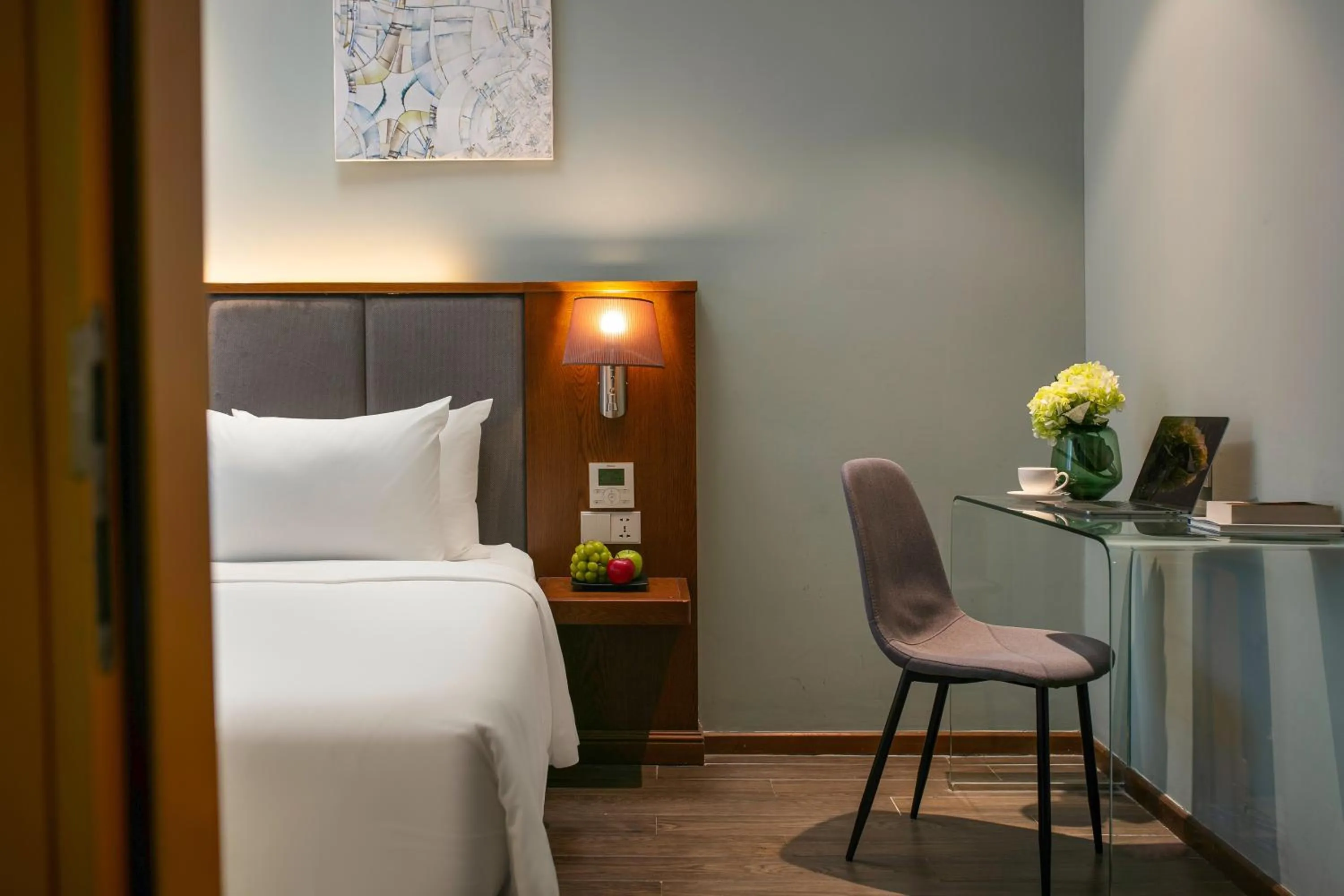 Bed in GRAND CITITEL Hanoi Hotel & Spa