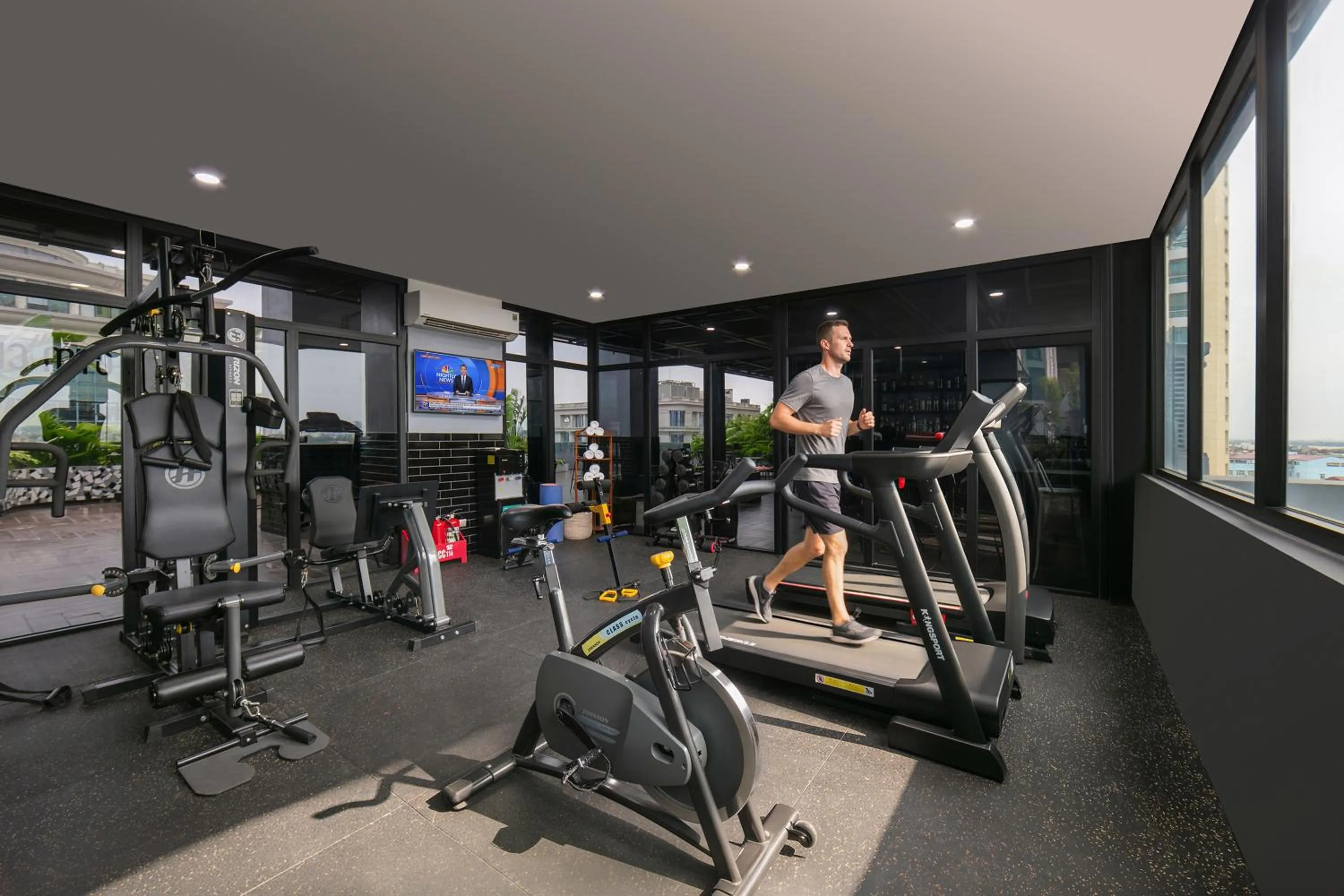 Fitness centre/facilities in GRAND CITITEL Hanoi Hotel & Spa