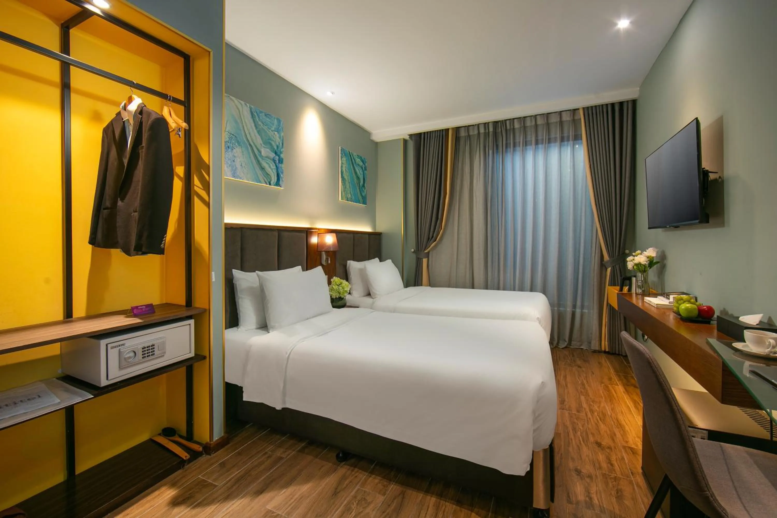 Bed in GRAND CITITEL Hanoi Hotel & Spa