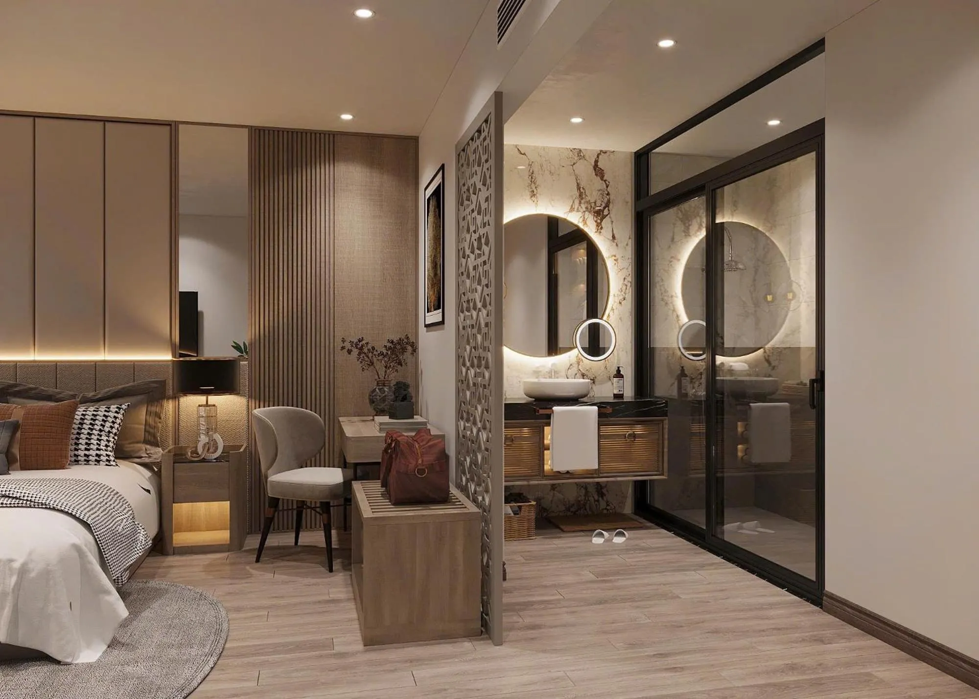 Bed in GRAND CITITEL Hanoi Hotel & Spa