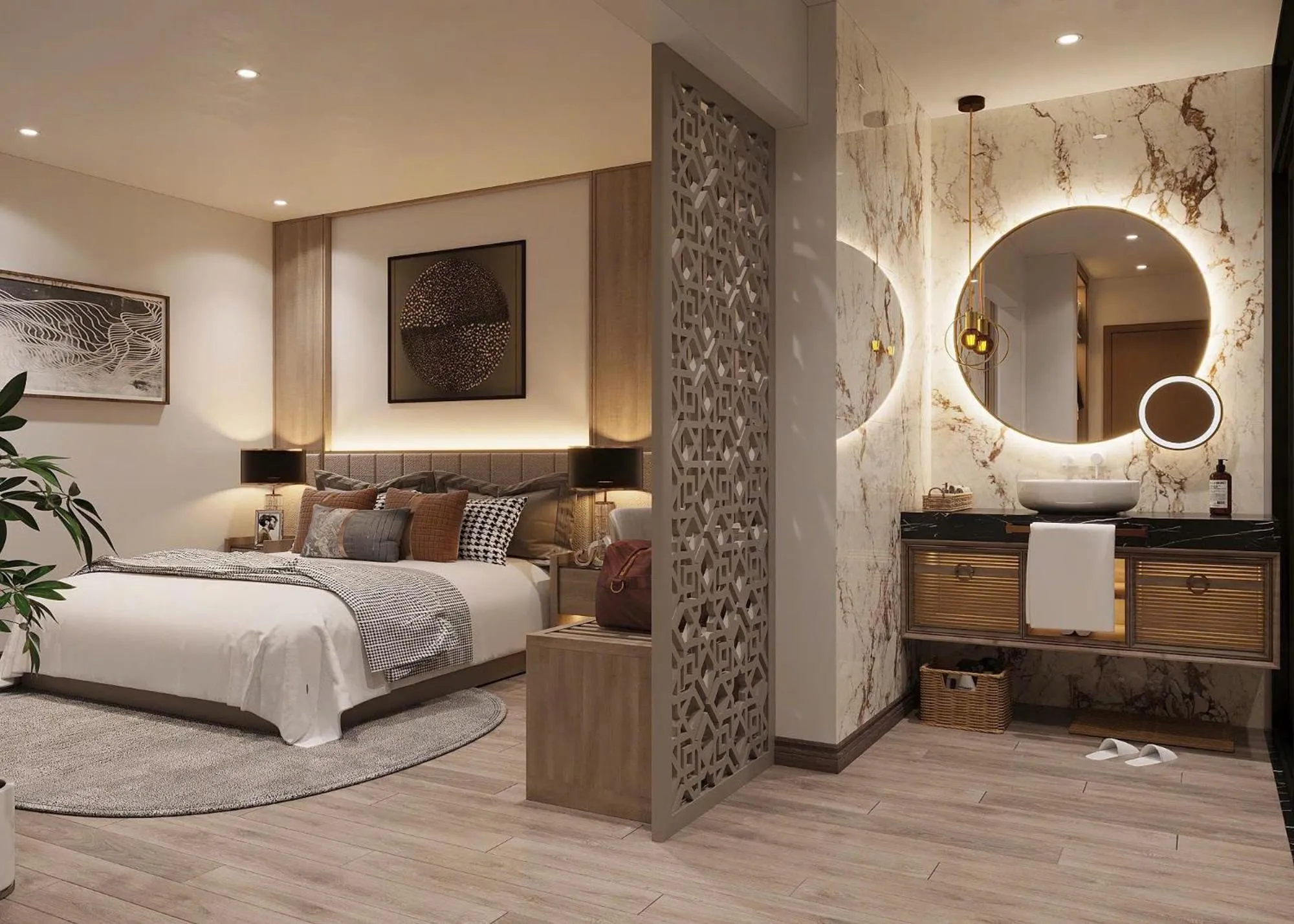 Bed in GRAND CITITEL Hanoi Hotel & Spa