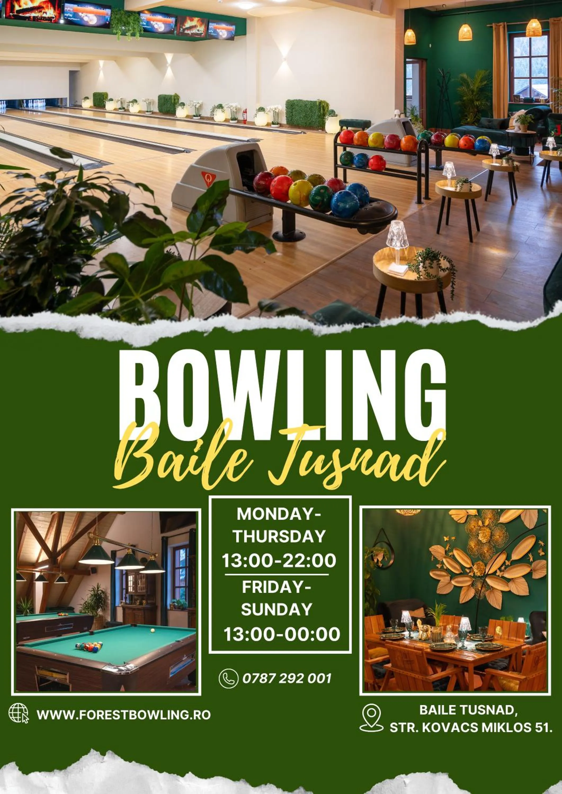 Bowling in Fortuna Eco - Boutique Hotel