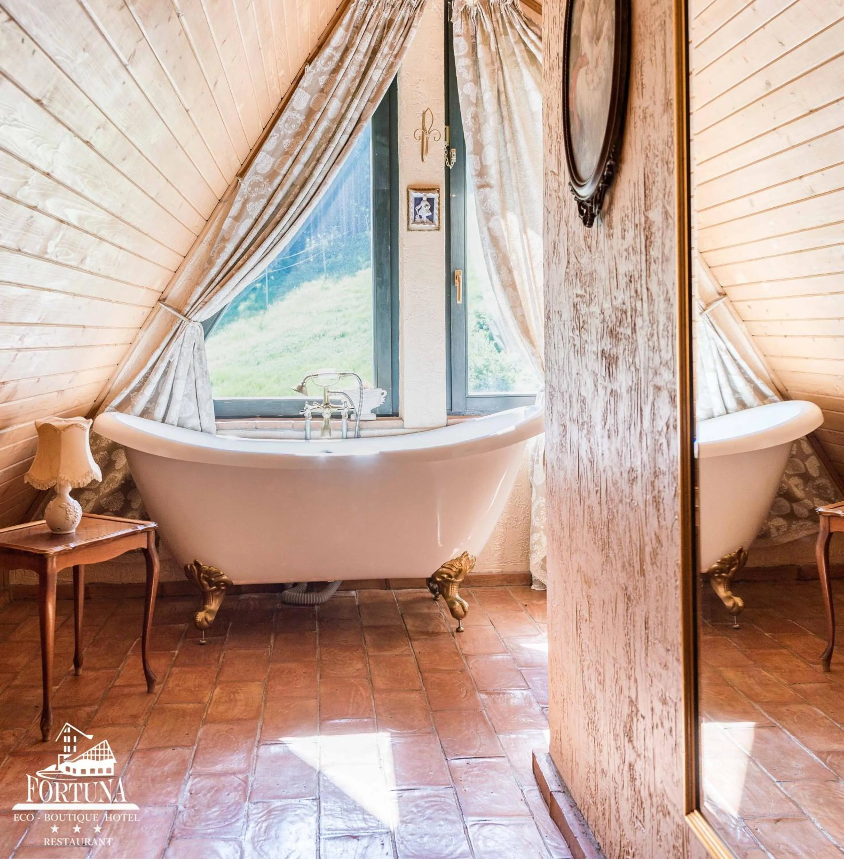 Bathroom in Fortuna Eco - Boutique Hotel