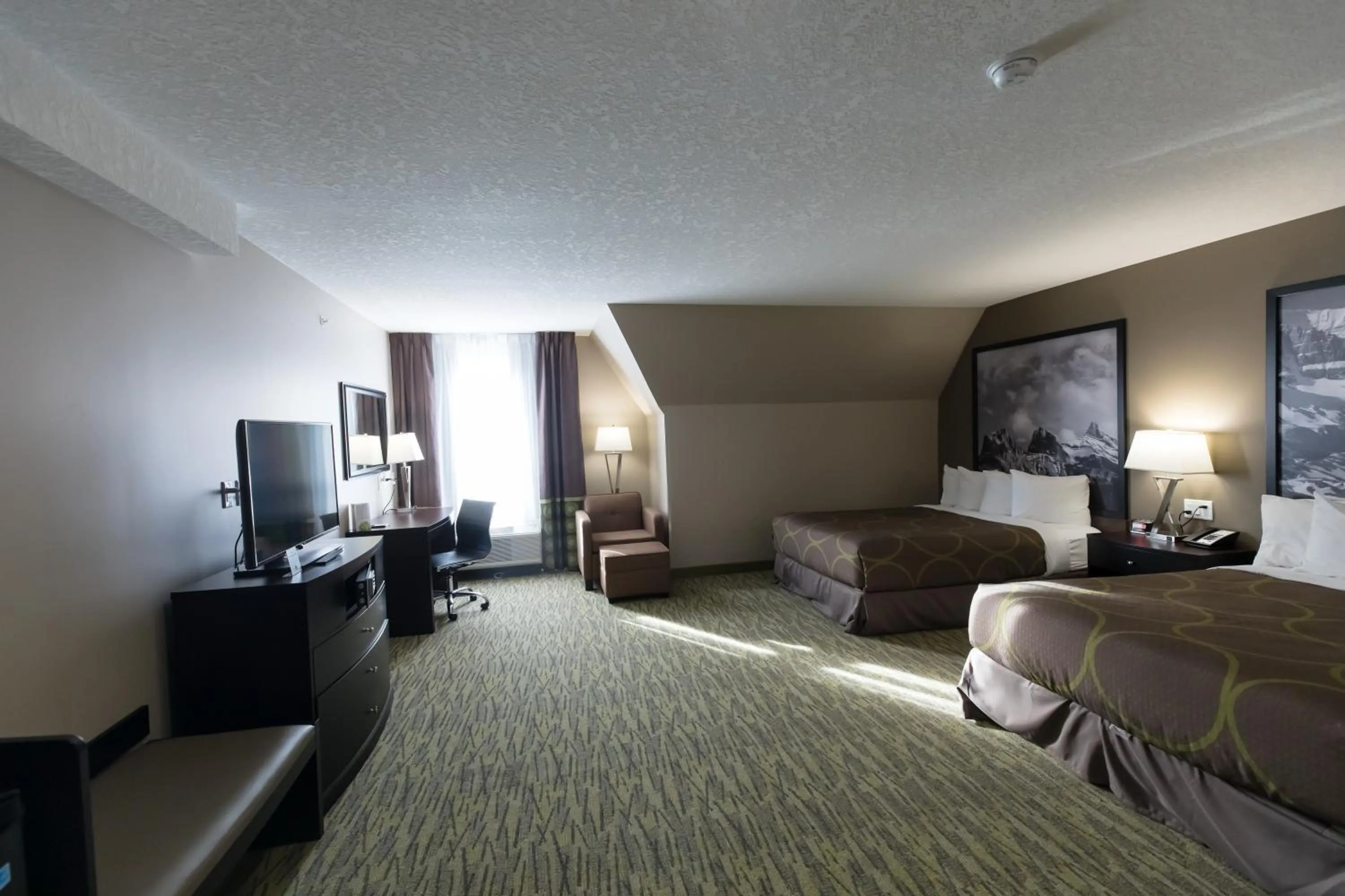 Photo of the whole room, Bed in Super 8 by Wyndham Canmore