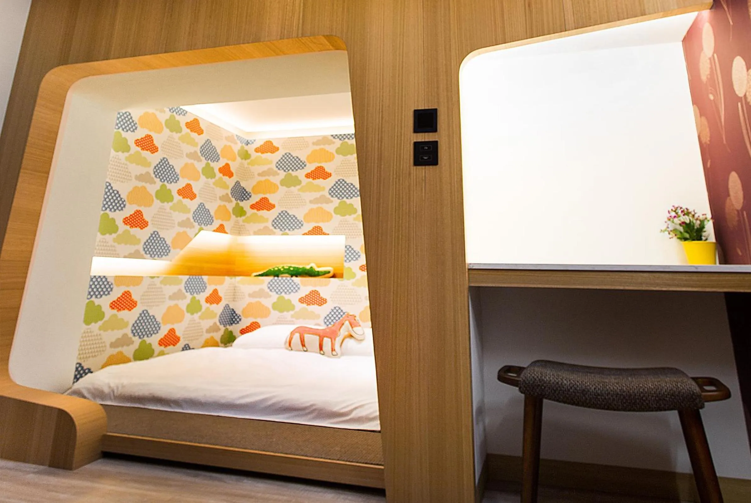 Bedroom, Bed in CHECK inn Taichung Zhongshan