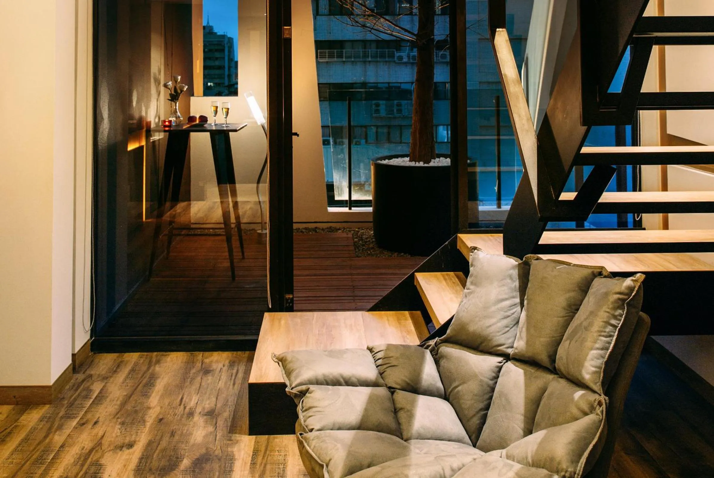 Living room in CHECK inn Taichung Zhongshan