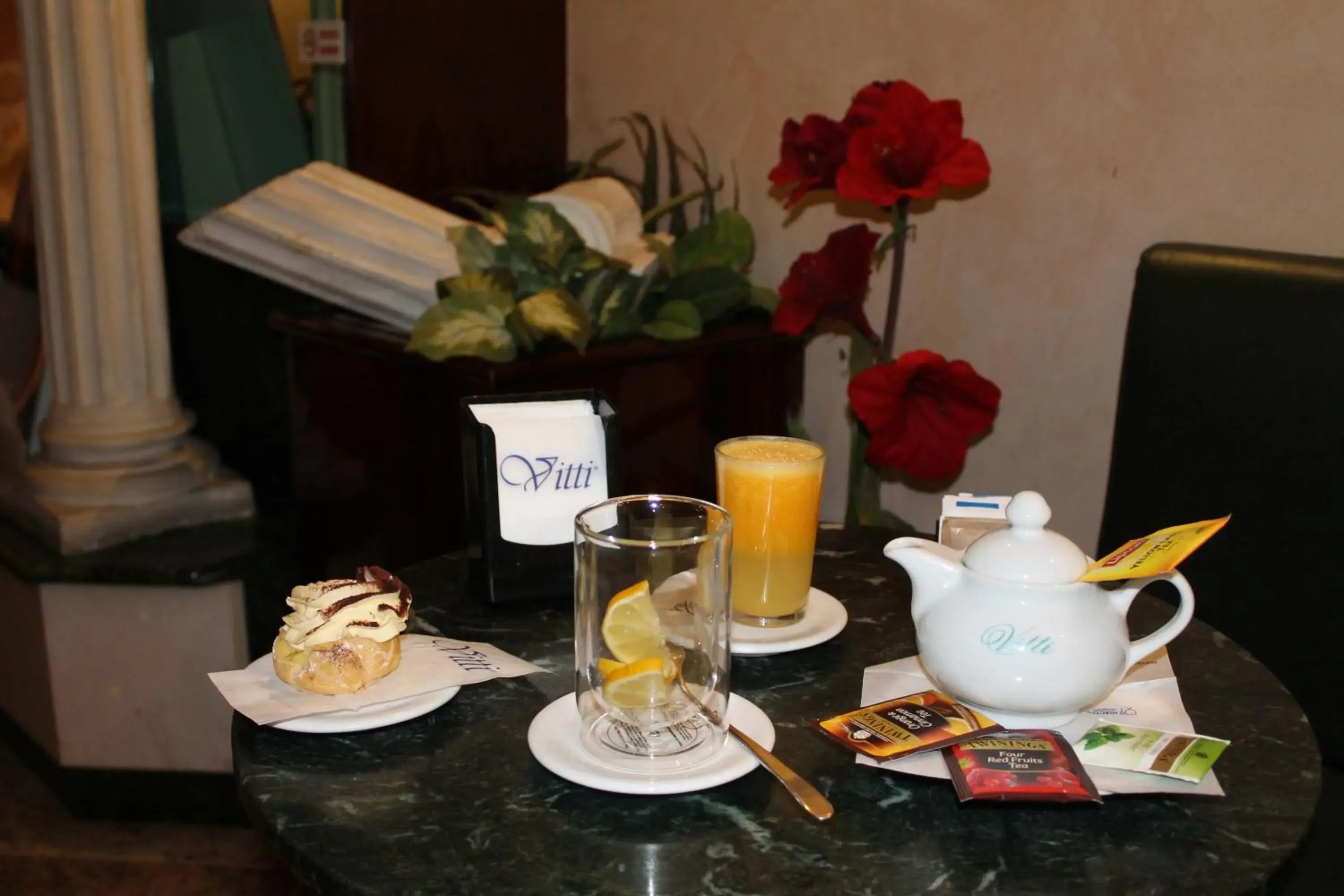 Food close-up in Hotel Vitti Food close-up in Hotel Vitti