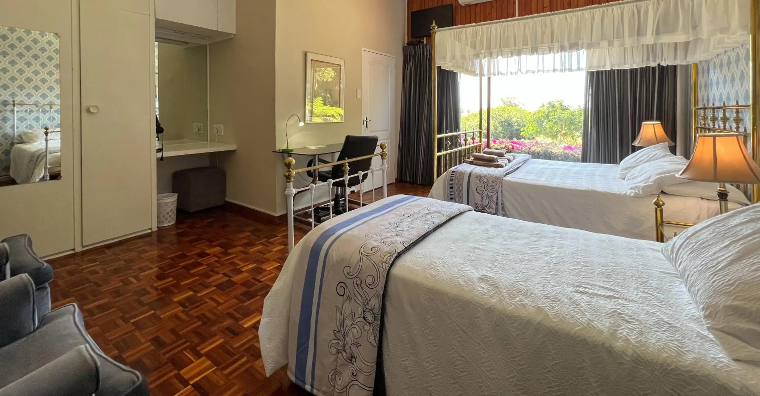 Triple Room with Garden View - single occupancy in Voelroepersfontein Triple Room with Garden View - single occupancy in Voelroepersfontein