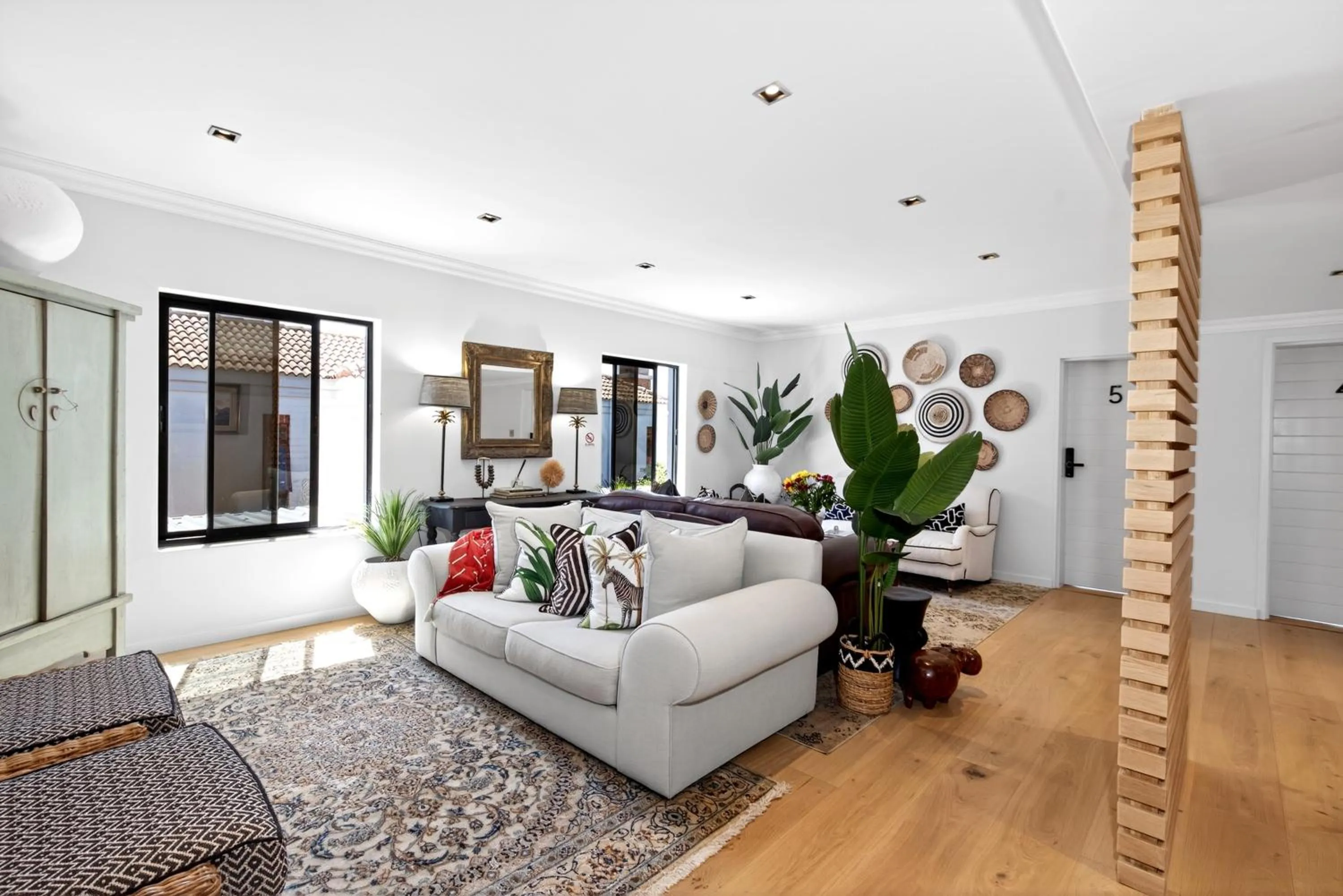 Seating area in The Whale's Tale Guesthouse