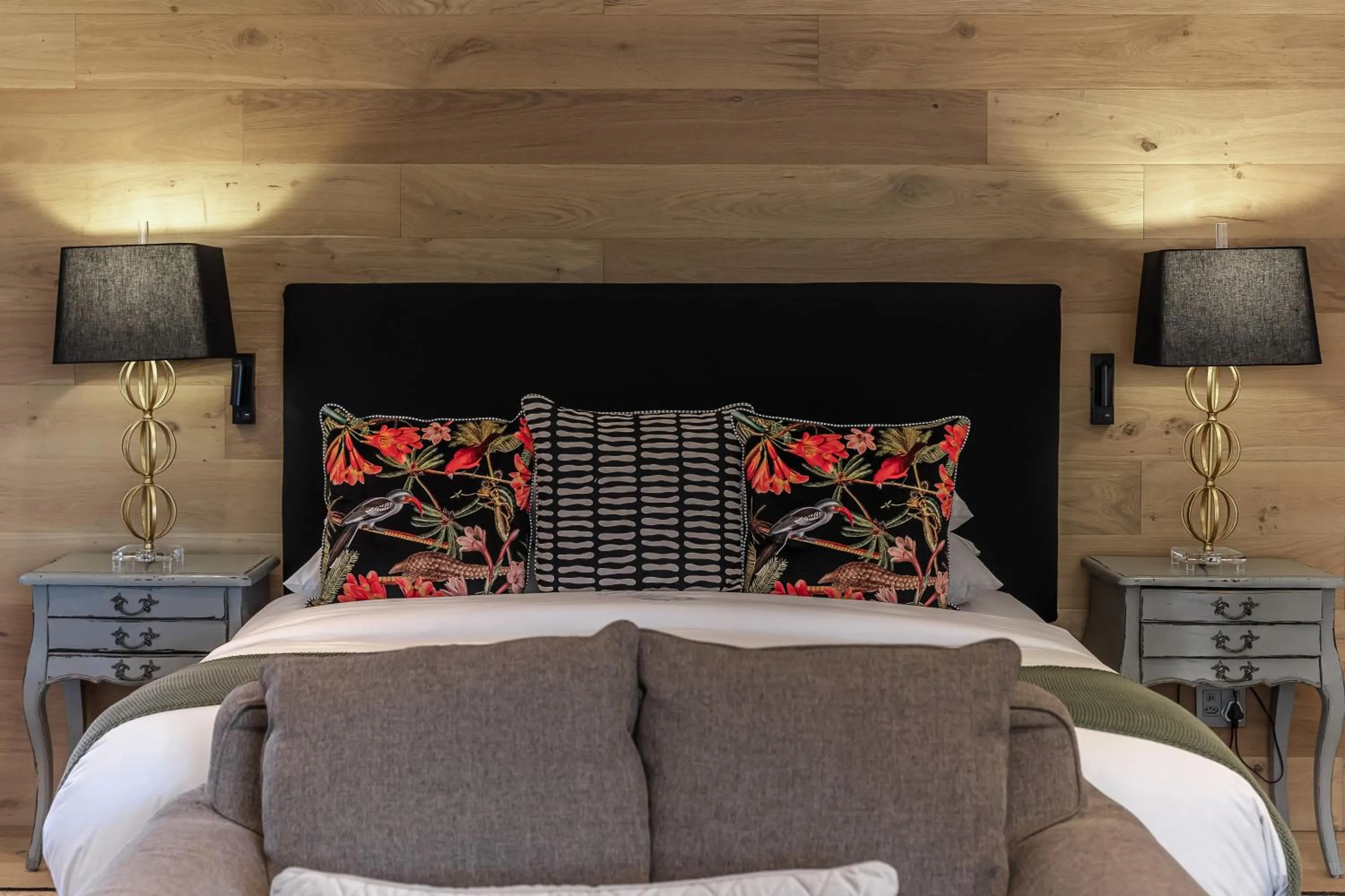 Bed in The Whale's Tale Guesthouse