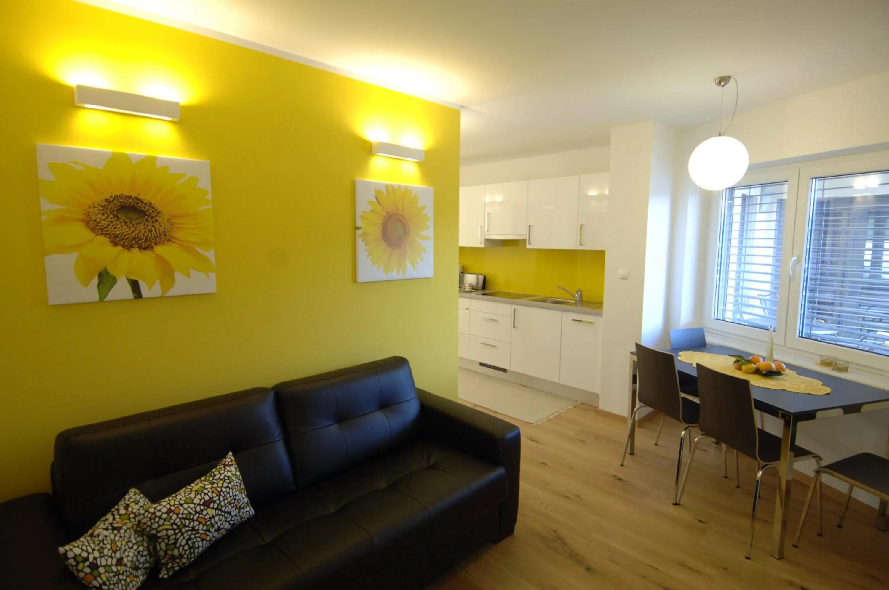 Kitchen or kitchenette in Apartments & Wellness Skok