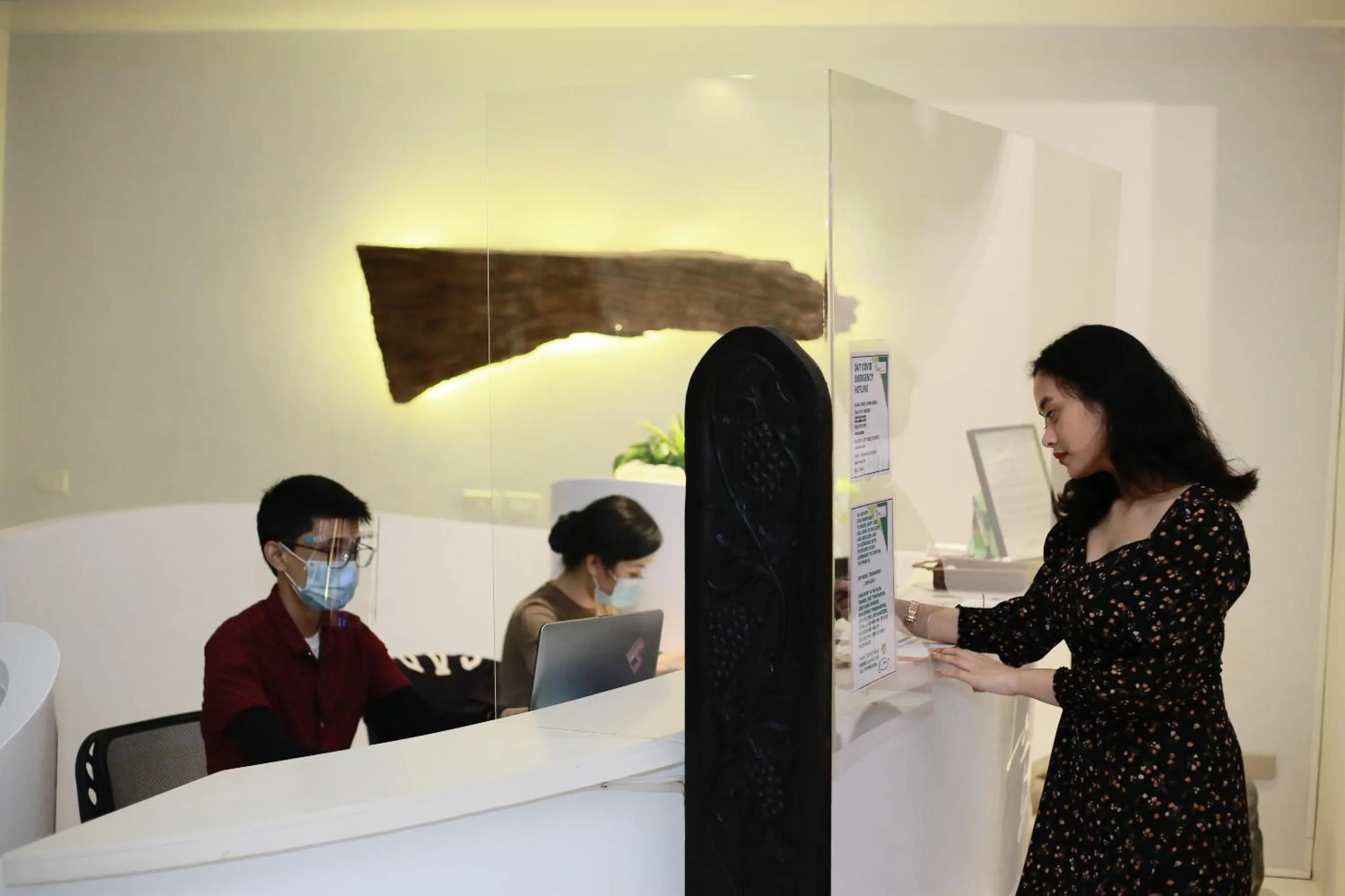 Lobby or reception in La Bella Boutique Hotel