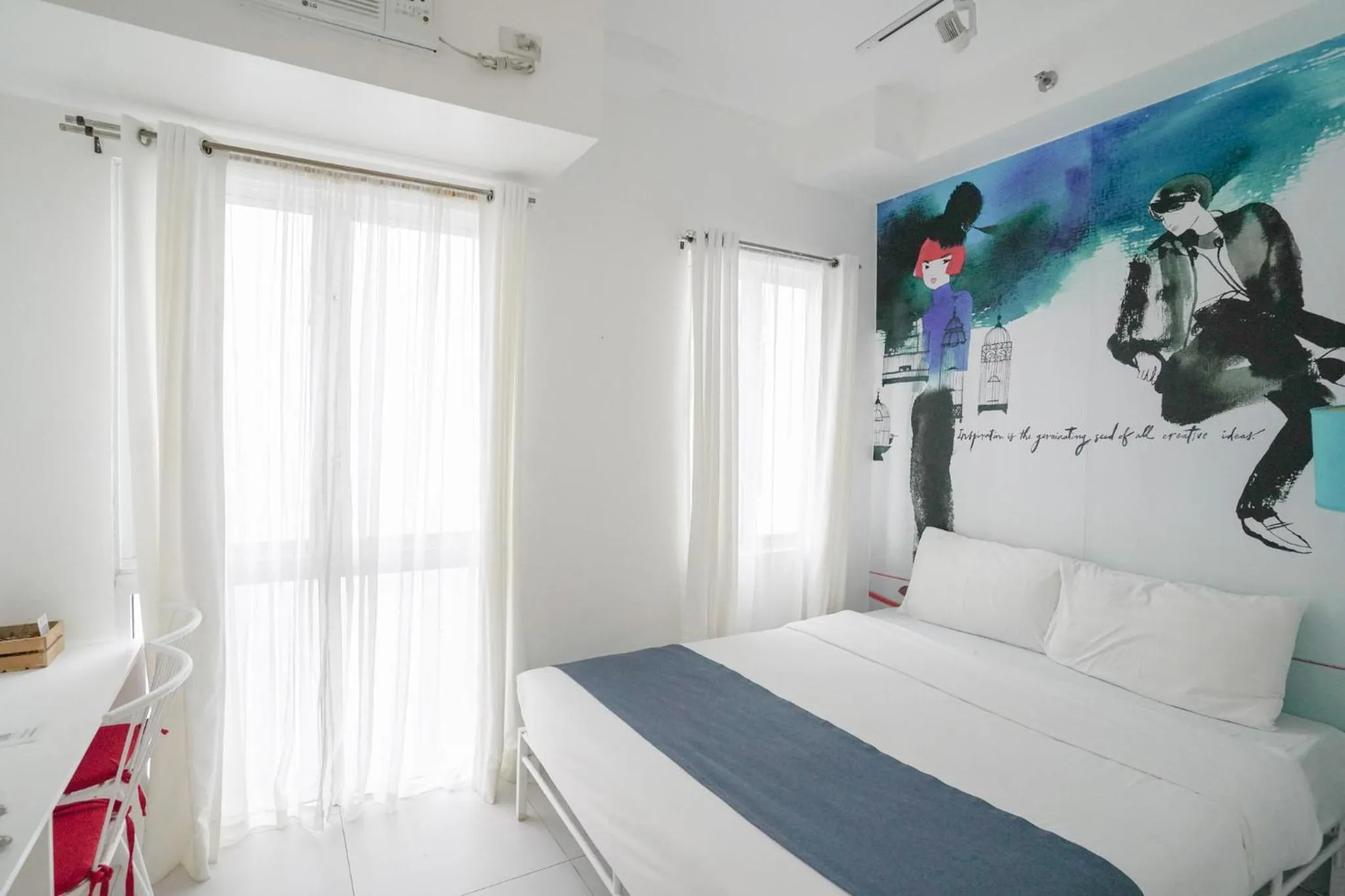 Bed in La Bella Boutique Hotel