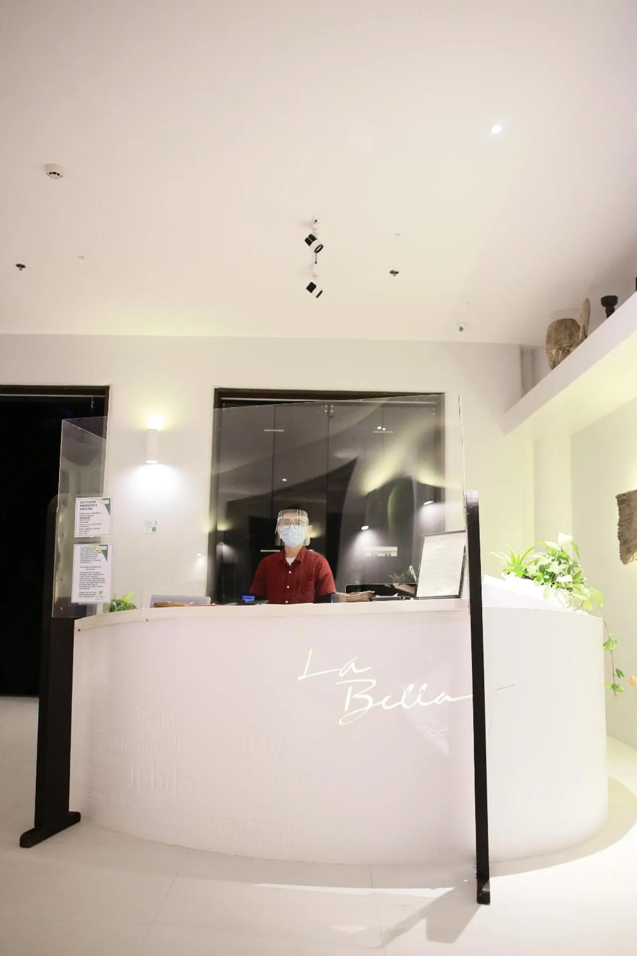 Lobby or reception in La Bella Boutique Hotel