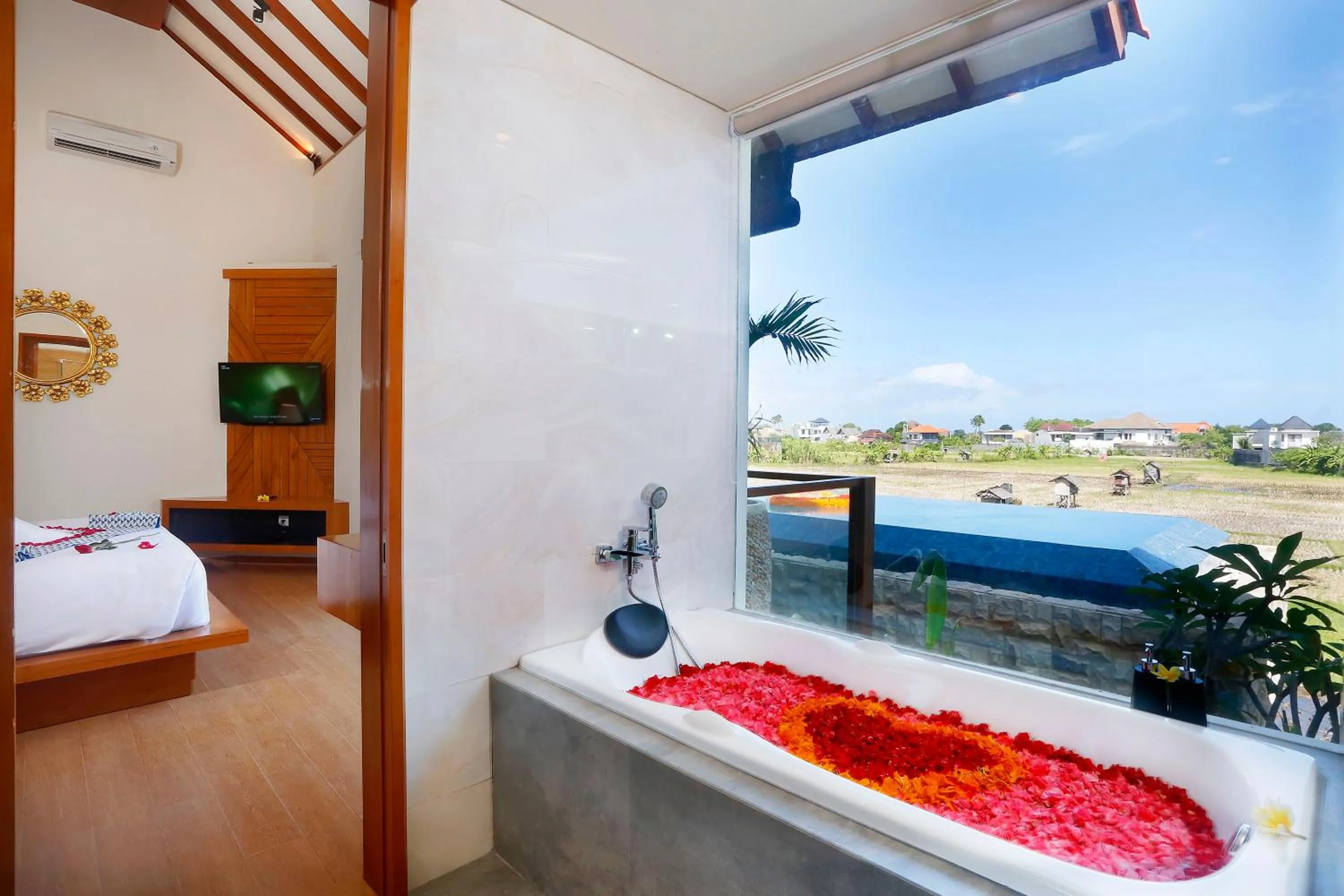 Bathroom, Bed in The Wina Villa Seminyak by The Wina Resorts