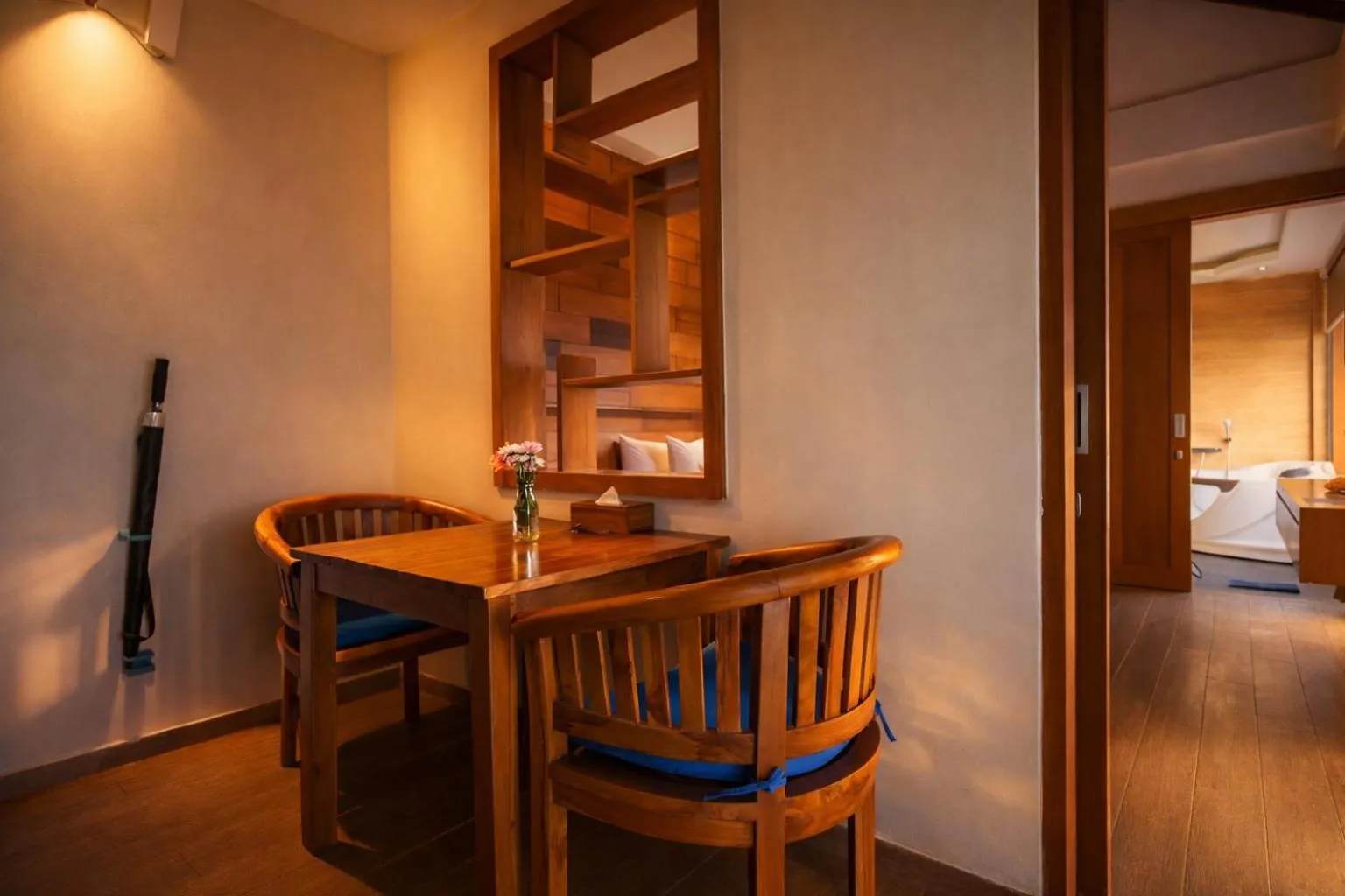 Seating area in The Wina Villa Seminyak by The Wina Resorts