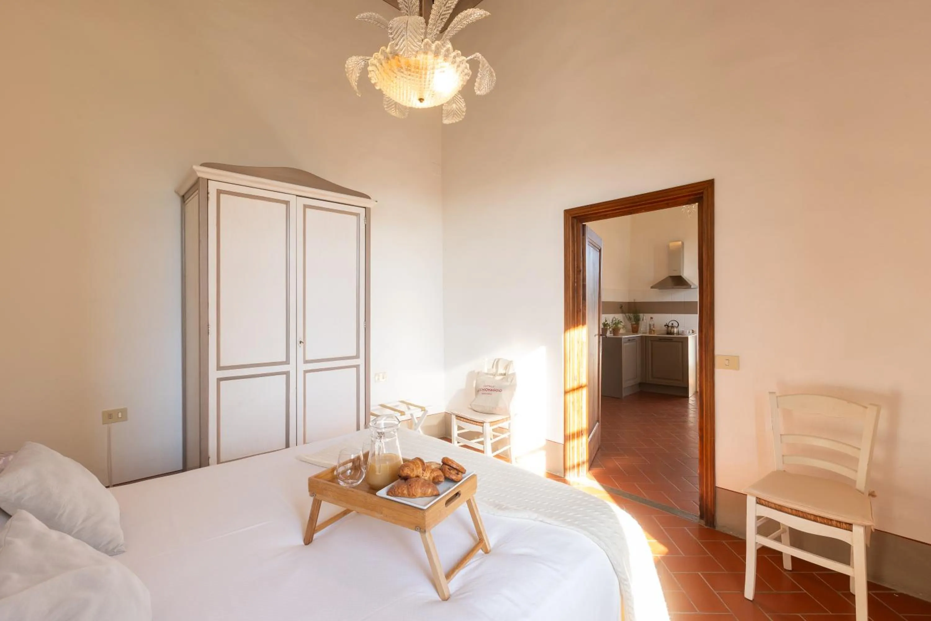 Bed in Castello Vicchiomaggio