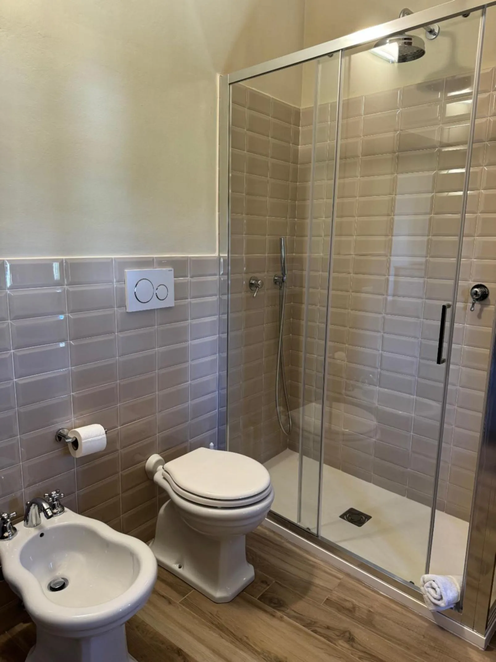 Bathroom in Castello Vicchiomaggio