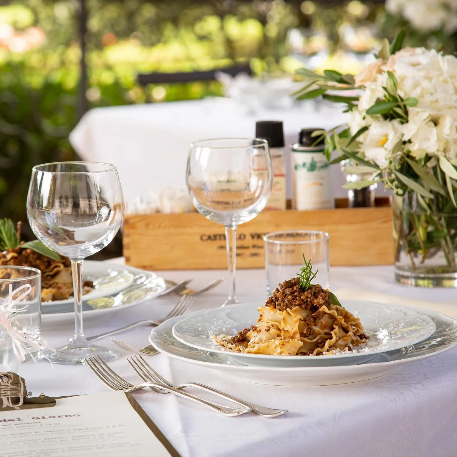 Food close-up in Castello Vicchiomaggio