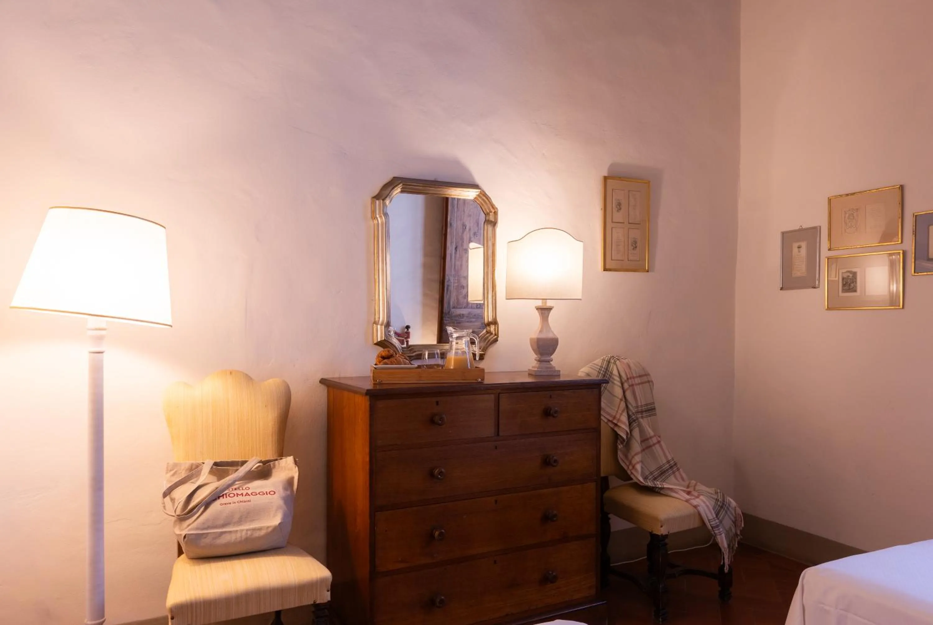 Bed in Castello Vicchiomaggio